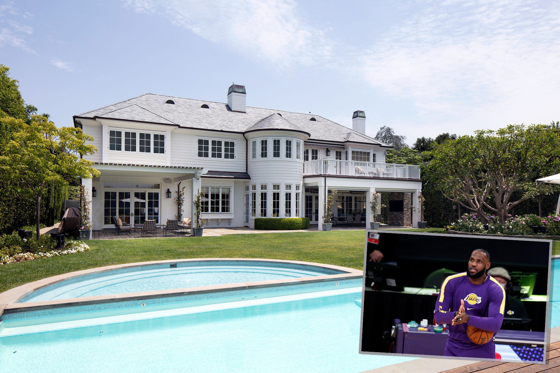 Basketball superstar LeBron James is selling a Los Angeles mansion for $20.5 million.