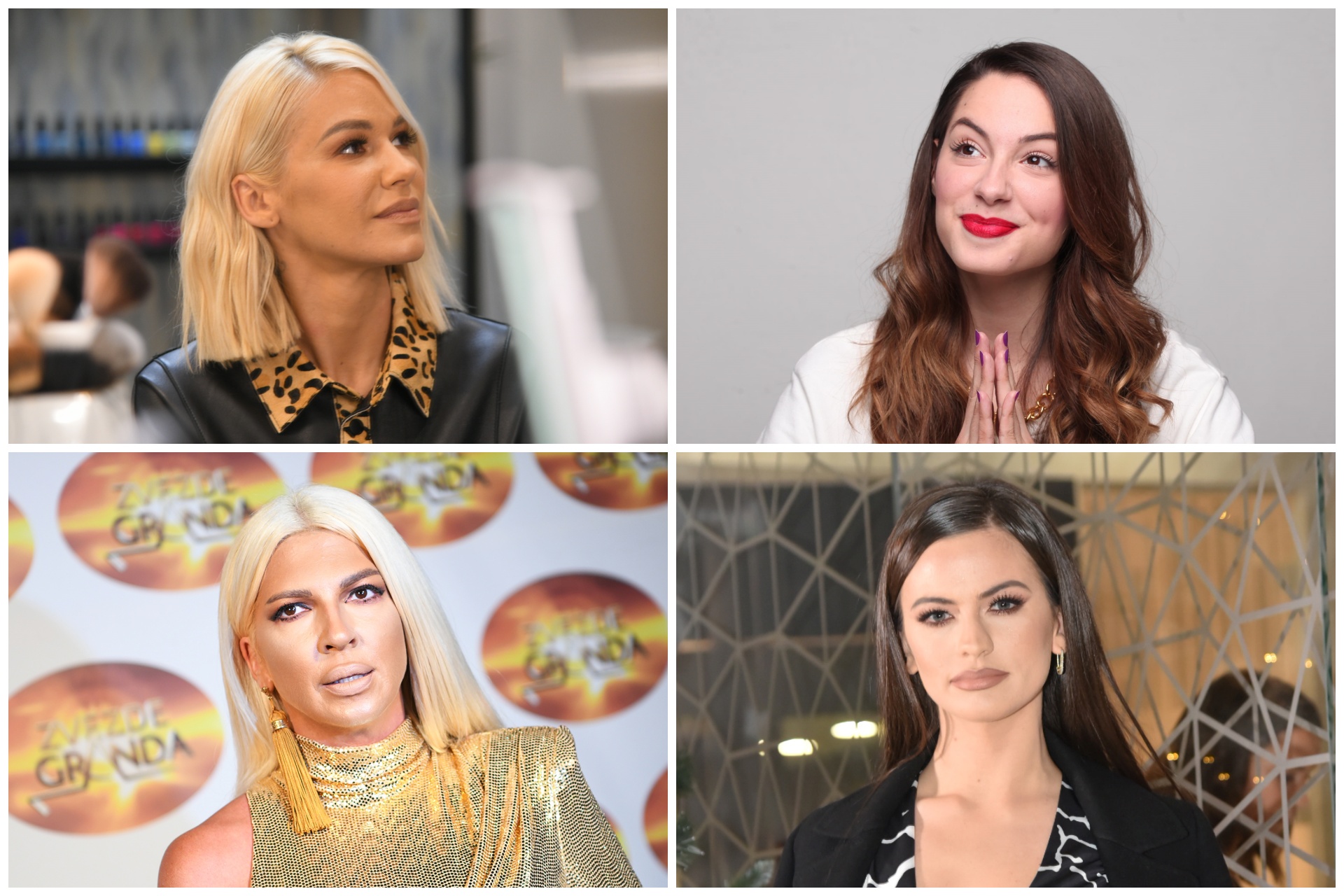 sara jo, karleuša, milica pavlović, nataša bekvalac kombo