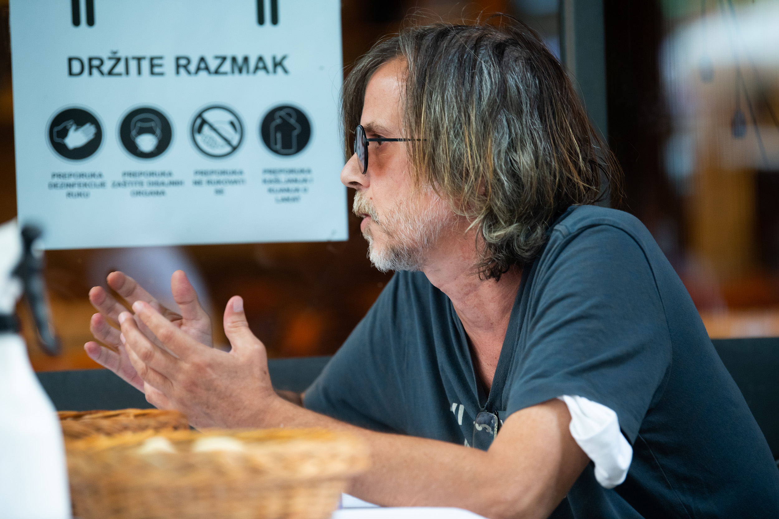 Beograd 20. avgust .2020. Srdan Zika Todorovic, Glumac, Restoran Lovac, Foto: Goran Srdanov/Nova