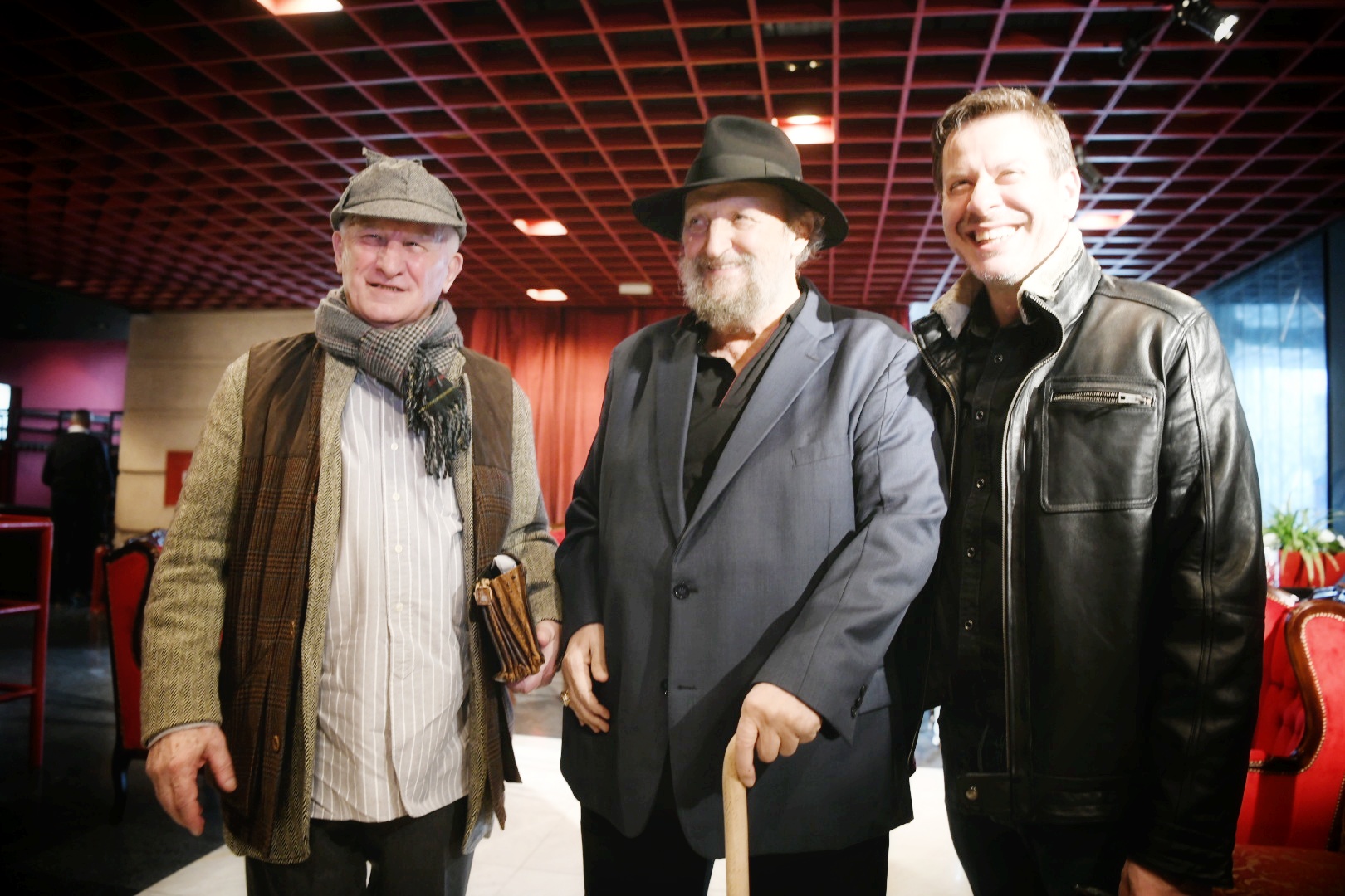 Beograd 27. februar 2021. Dodela Dobricinog prstena glumcu Petru Bozovicu u Narodnom pozorištu, u foajeu Scene Rasa Plaovic Foto:Vesna Lalić/Nova.rs