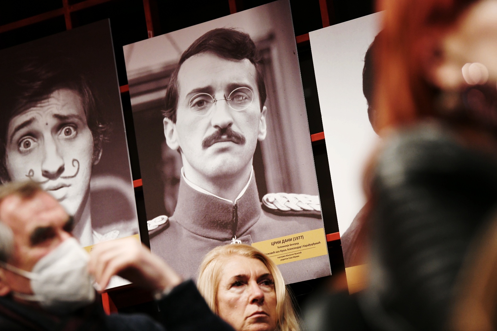 Beograd 27. februar 2021. Dodela Dobricinog prstena glumcu Petru Bozovicu u Narodnom pozorištu, u foajeu Scene Rasa Plaovic Foto:Vesna Lalić/Nova.rs