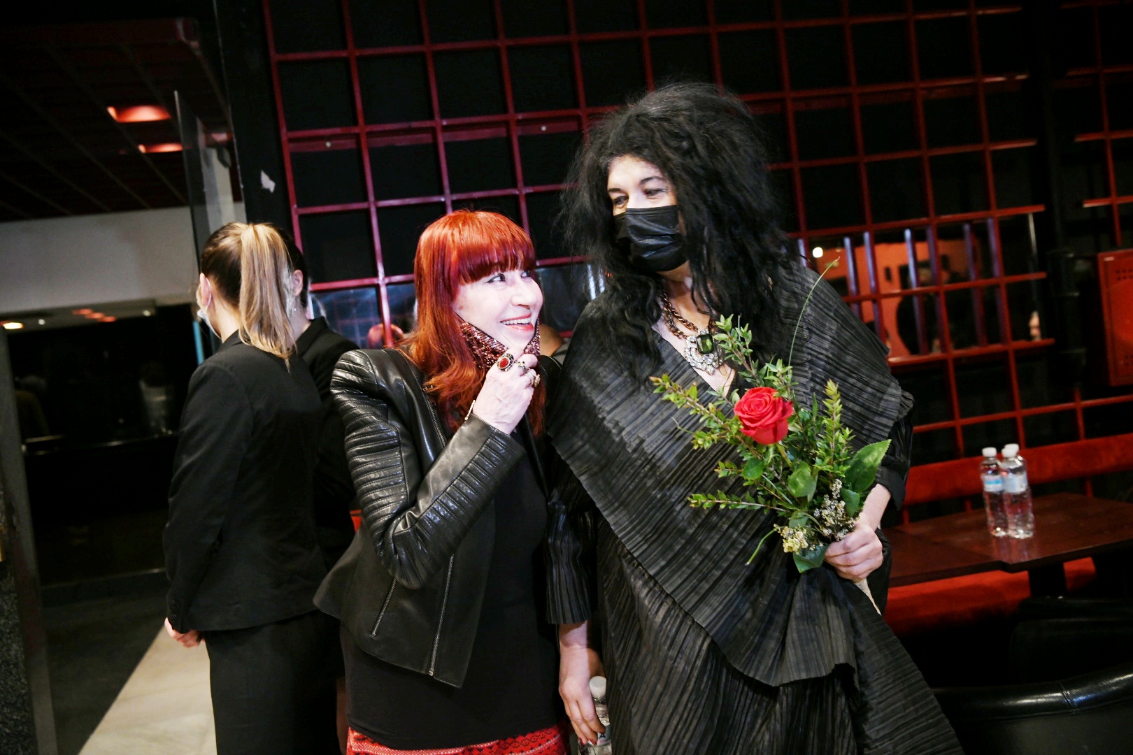 Beograd 27. februar 2021. Dodela Dobricinog prstena glumcu Petru Bozovicu u Narodnom pozorištu, u foajeu Scene Rasa Plaovic Foto:Vesna Lalić/Nova.rs