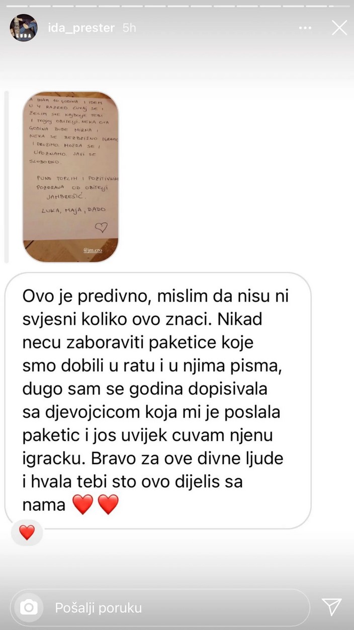 Pismo decaka, decak, hrvatska, zemljotres Ida Prester