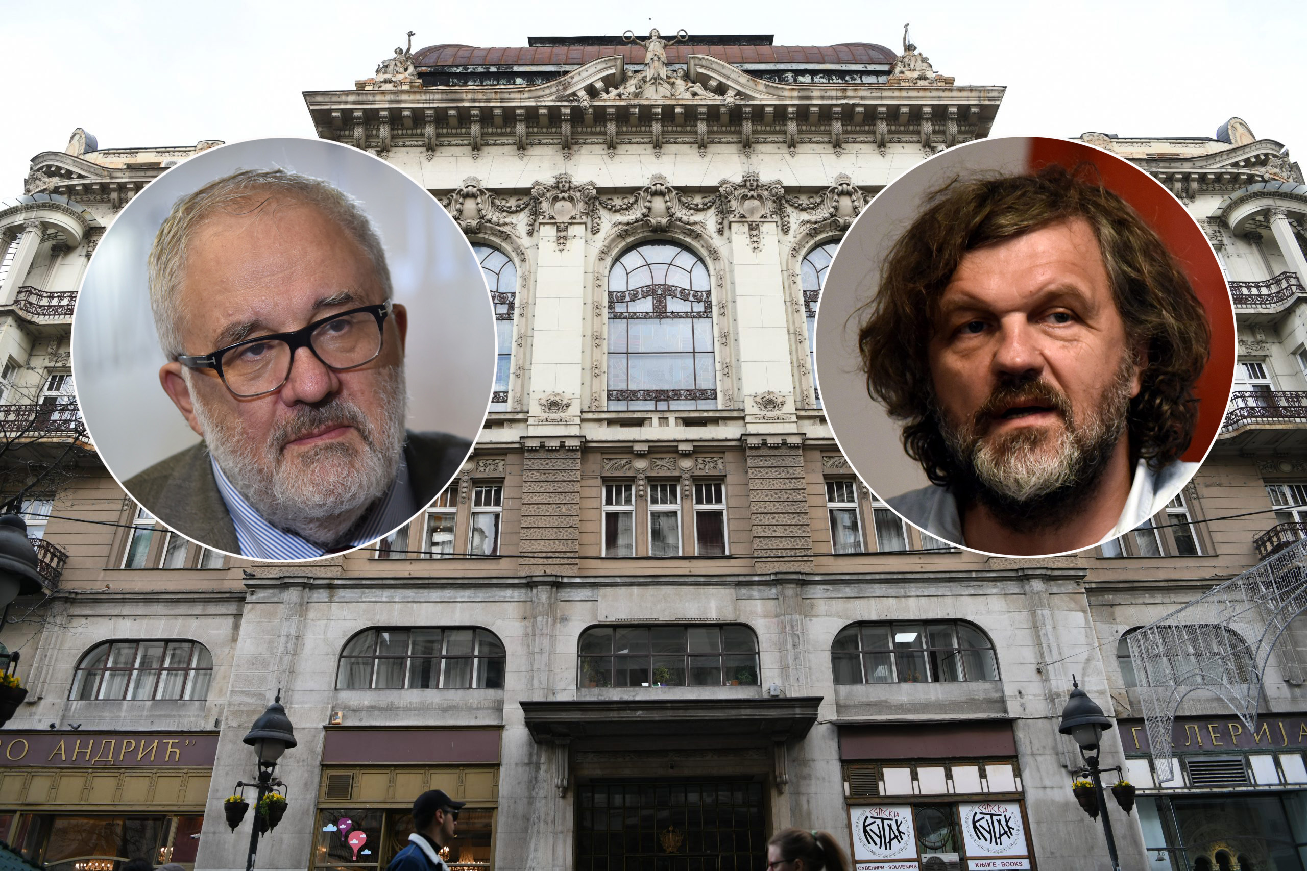 SANU, Vladimir Kostić, Emir Kusturica, kombo Foto: Arhiva