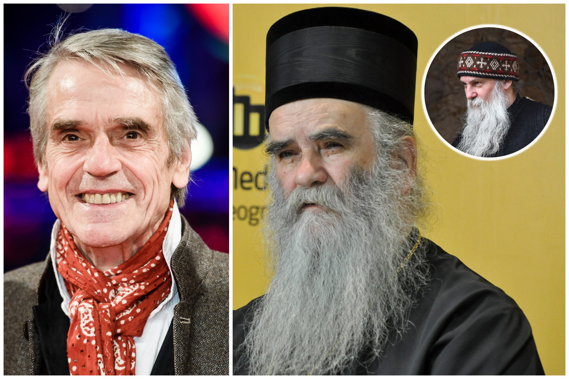 Džeremi Ajrons, Vladika Amfilohije, Vladika Jovan Ćulibrk kombo
