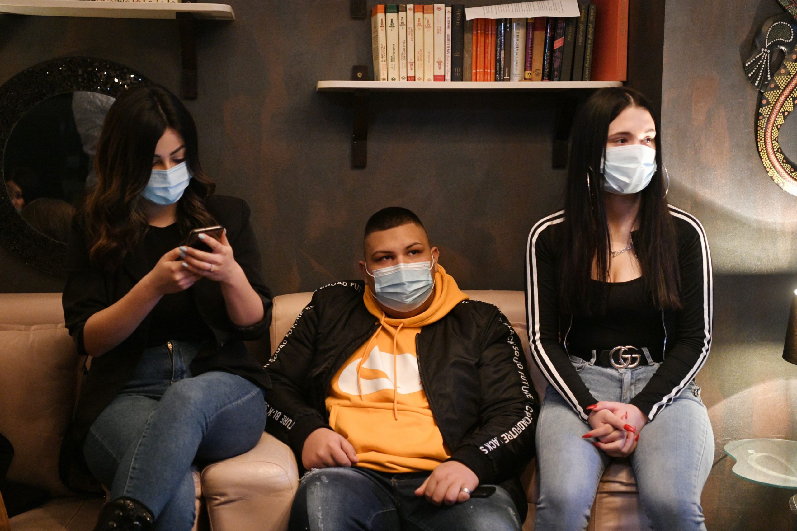 Beograd 10. januar 2021. Aleksandar Milic Mili i kandidati Zvezde granda Foto:Filip Krainčanić/Nova.rs