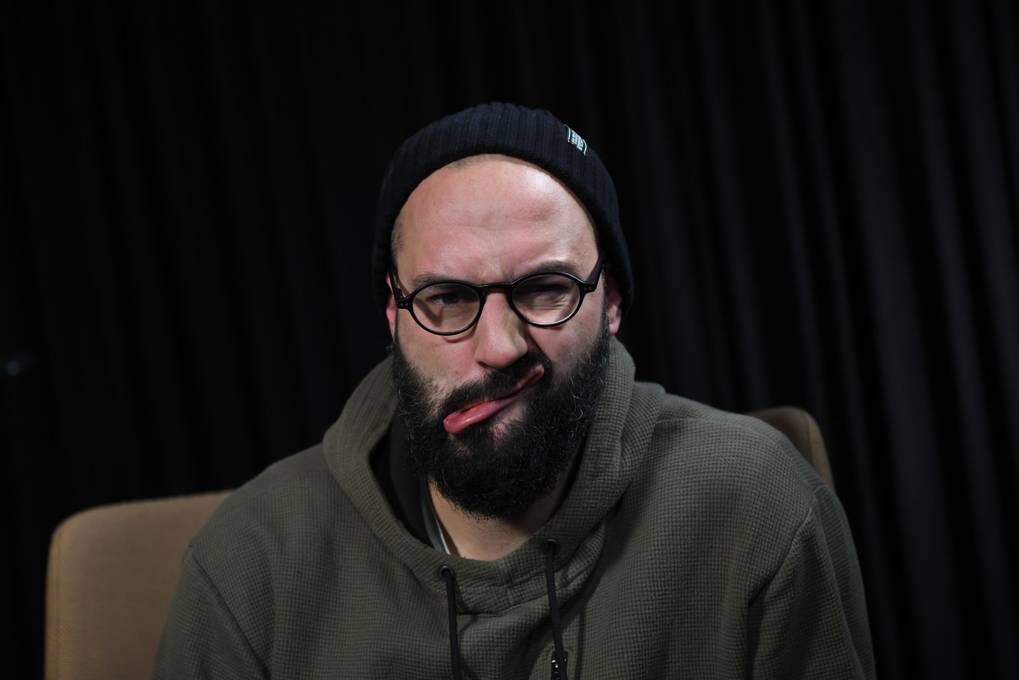 Beograd 02.12.2020. Marko Luis, Marko Louis, pevač, muzičar, gost, potkast sa Miljanom Nešković Foto: Goran Srdanov/Nova.rs