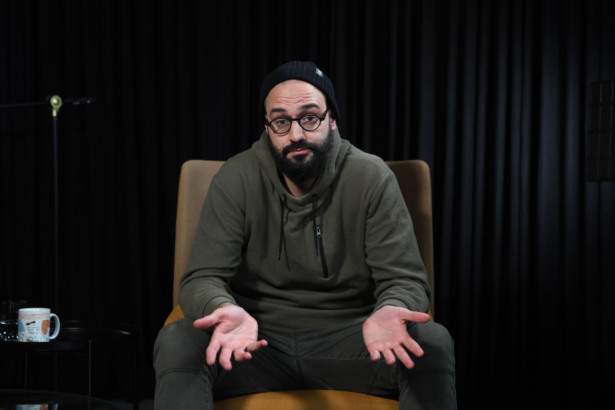 Beograd 02.12.2020. Marko Luis, Marko Louis, pevač, muzičar, gost, potkast sa Miljanom Nešković Foto: Goran Srdanov/Nova.rs