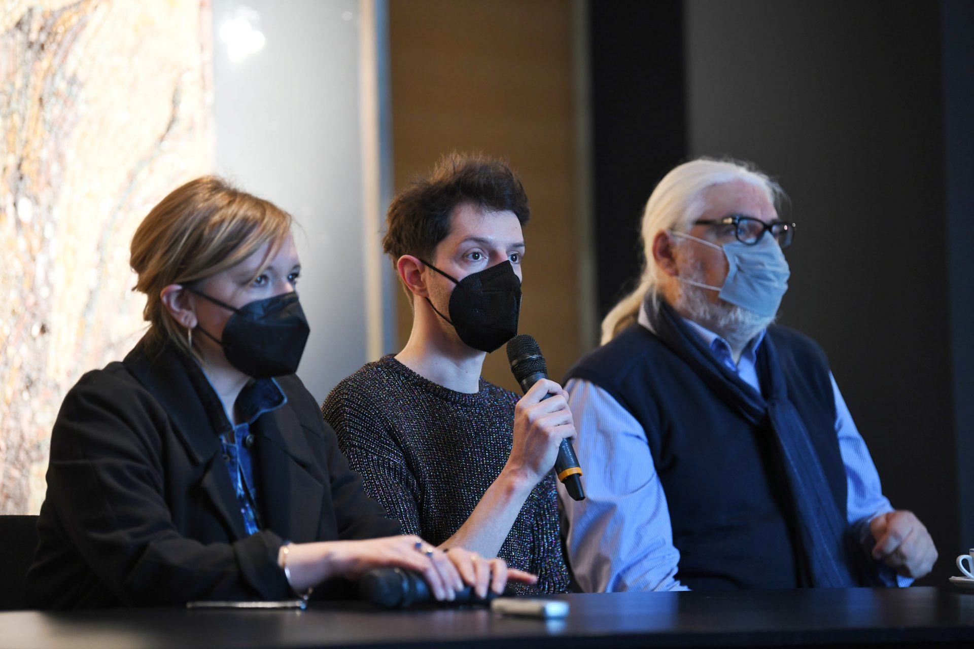 Beograd 11. mart 2021. Konferencija JDP Jugoslovensko dramsko pozoriste povodom predstave Kaspar Petra Handkea Foto:Filip Krainčanić/Nova.rs