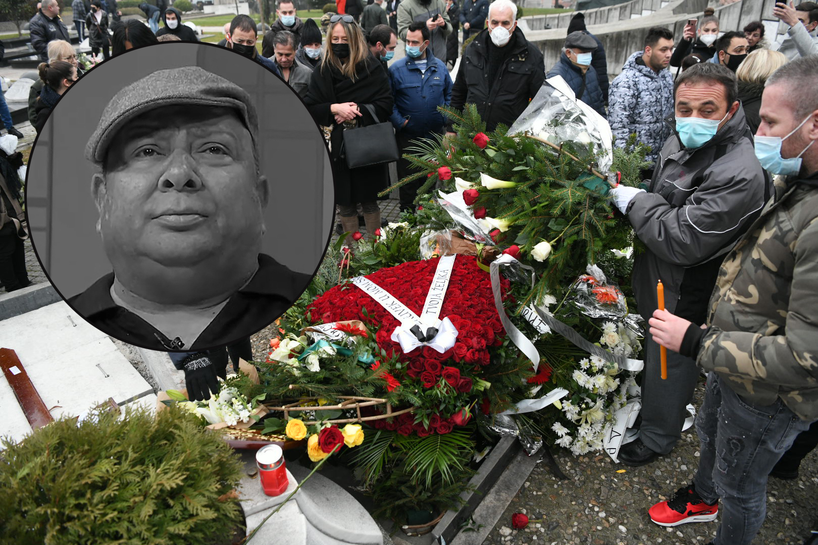 Džej Ramadanovski, sahrana, kombo Foto: Arhiva