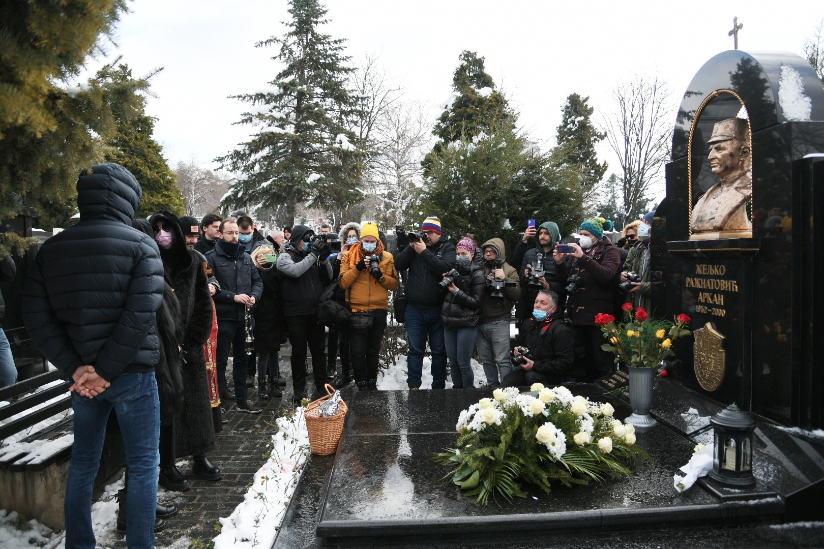 Beograd 15.01.2021. Zeljko Raznatovic Arkan, pomen, Novo groblje, Foto: Nemanja Jovanović/Nova.rs