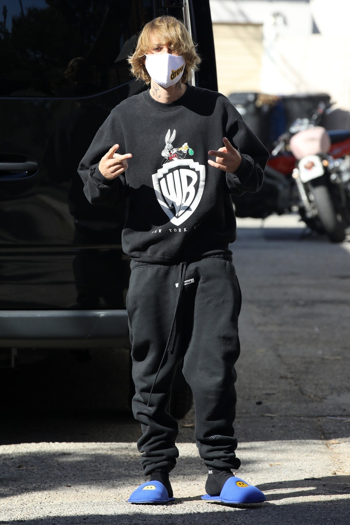 *EXCLUSIVE* Justin Bieber gets tested for Covid!