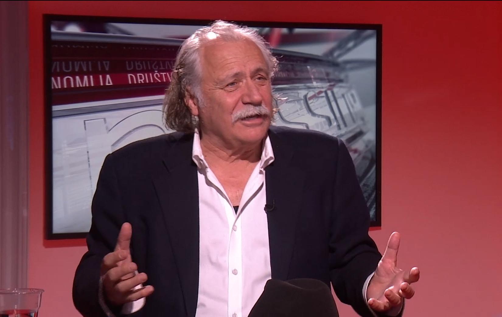 Rade Šerbedžija, emisija Pressing Foto: N1