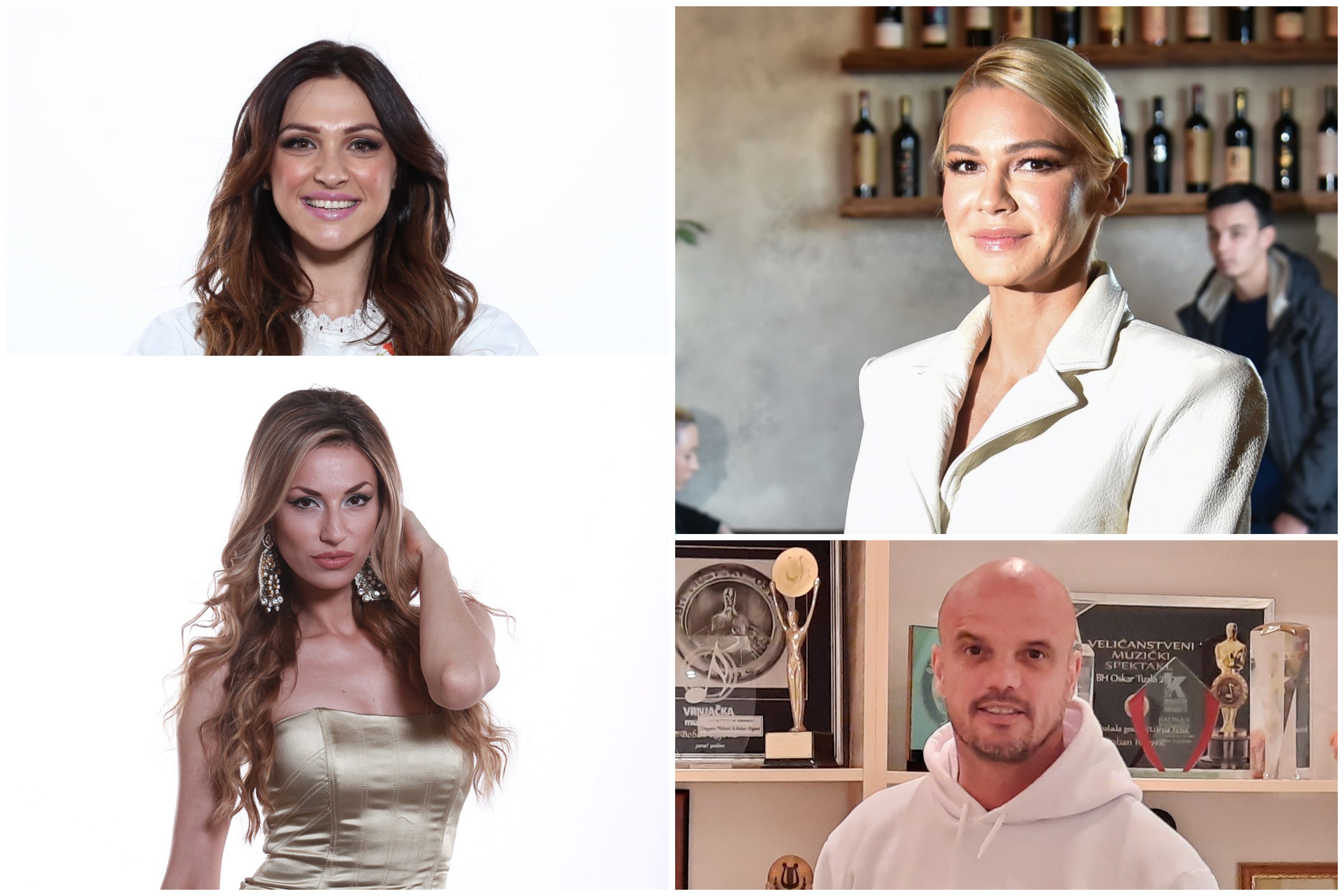 Ljupka Stević, Nataša Bekvalac, Rada Manojlović, Boban Rajović, kombo Foto: Arhiva