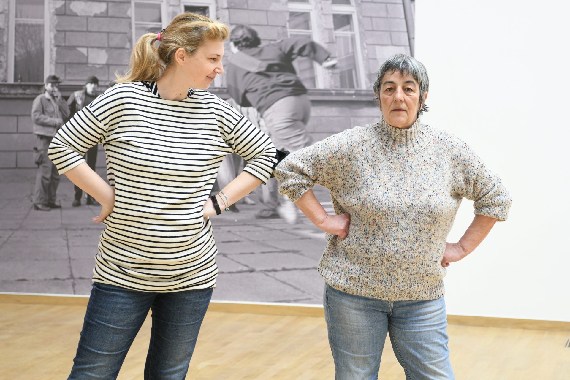 beograd 17 03 2021 Goranka Matić i Una kustoskinja kustos