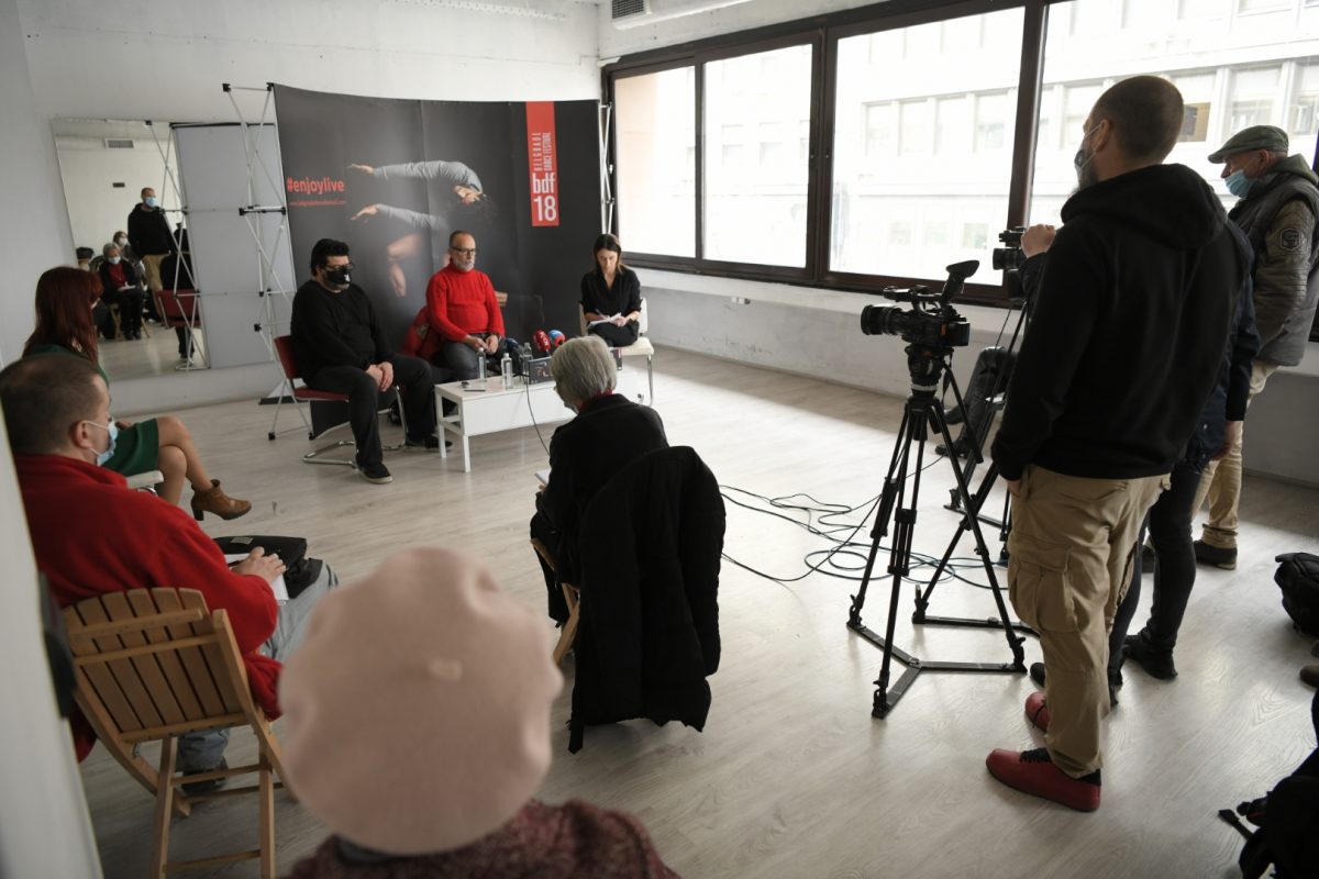 Beograd, 24.03.2021. Nacionalna fondacija za igru, KZŠ, Konferencija za novinare, Festival igre Foto: Dragan Mujan /Nova.rs