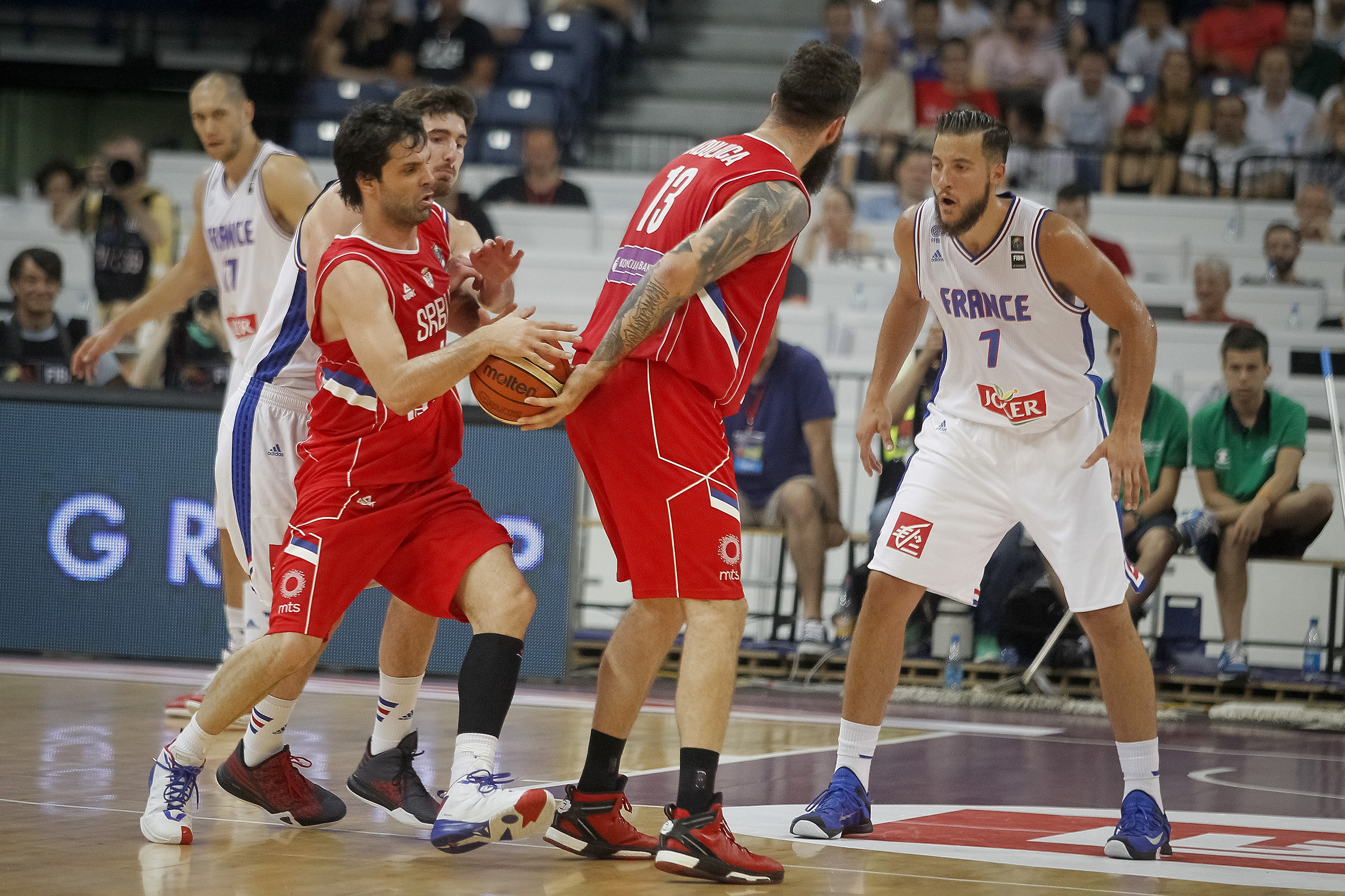 Kosarka Srbija - Francuska prijateljska 25.6.1016. JUN 25. 2016.