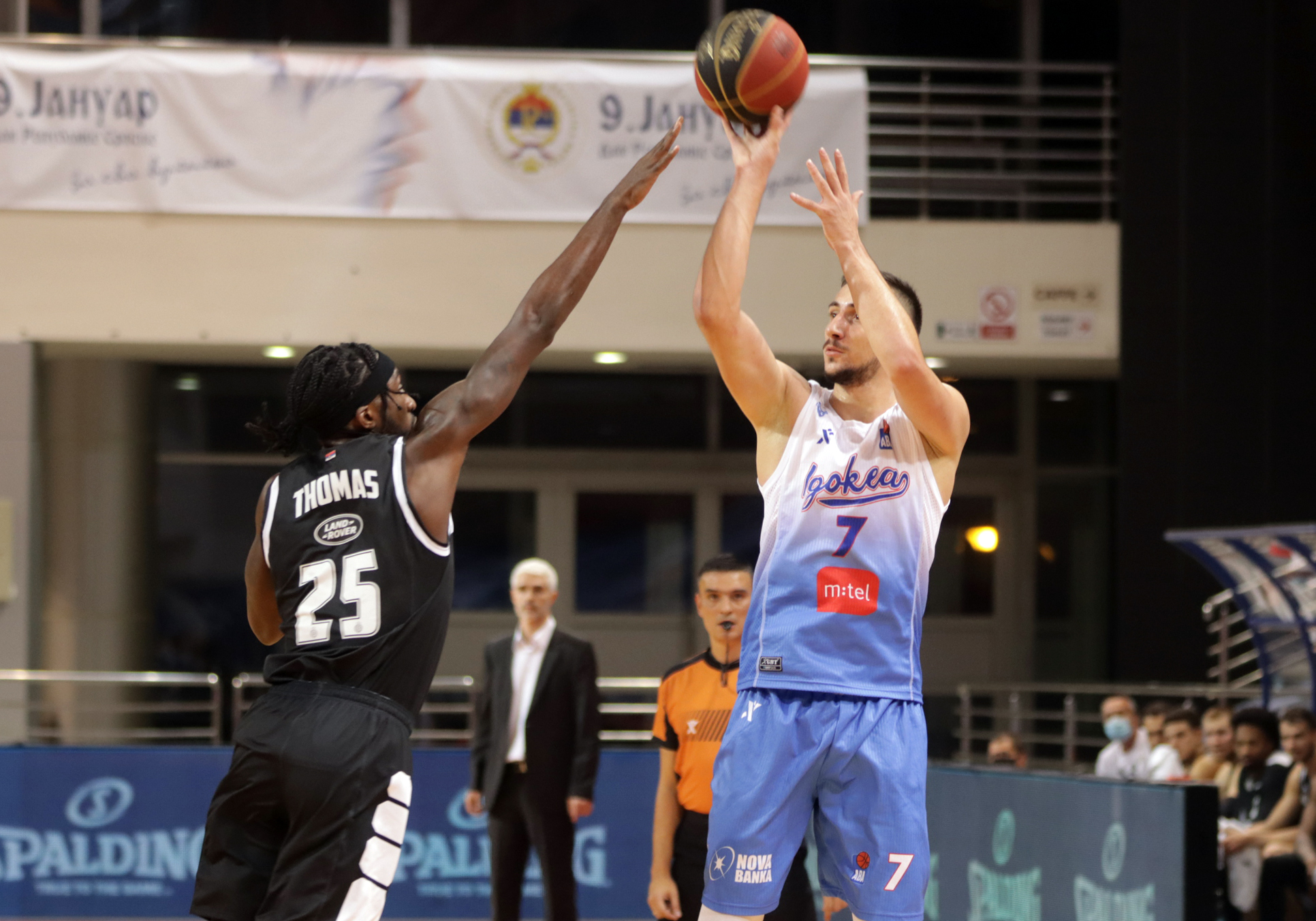 Edin Atic ABA liga, kosarka basketball Igokea - Partizan October 31, 2020. 31.10.2020.
foto: Pedja Milosavljevic / STARSPORT