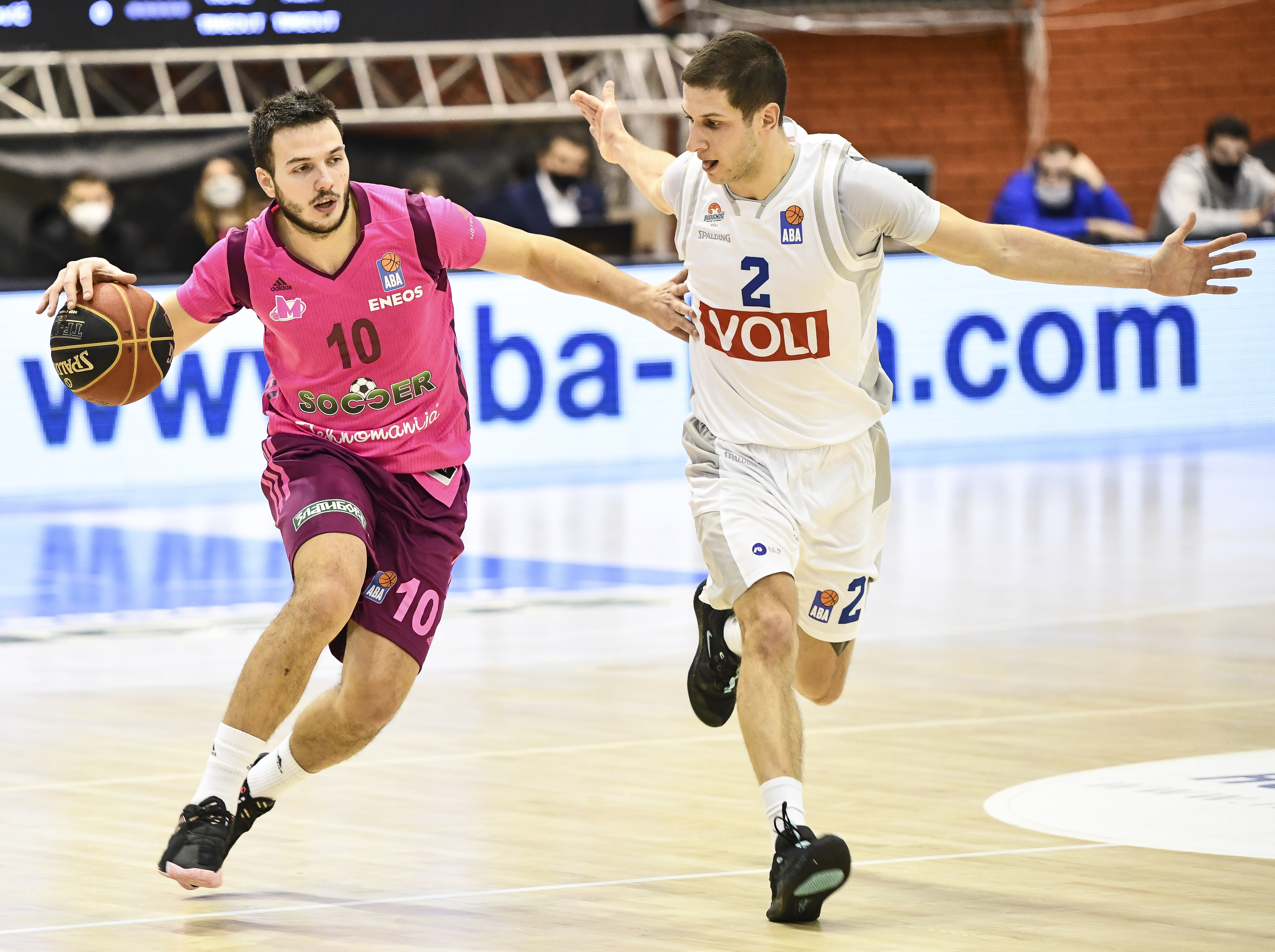 Kosarka Basketball ABA season 2020-2021
Mega v Buducnost (Podgorica)
Jovan Novak and Nikola Ivanovic (R)
Beograd, 20.12.2020.
foto: Dragana StjepanovicStarsportphoto ©