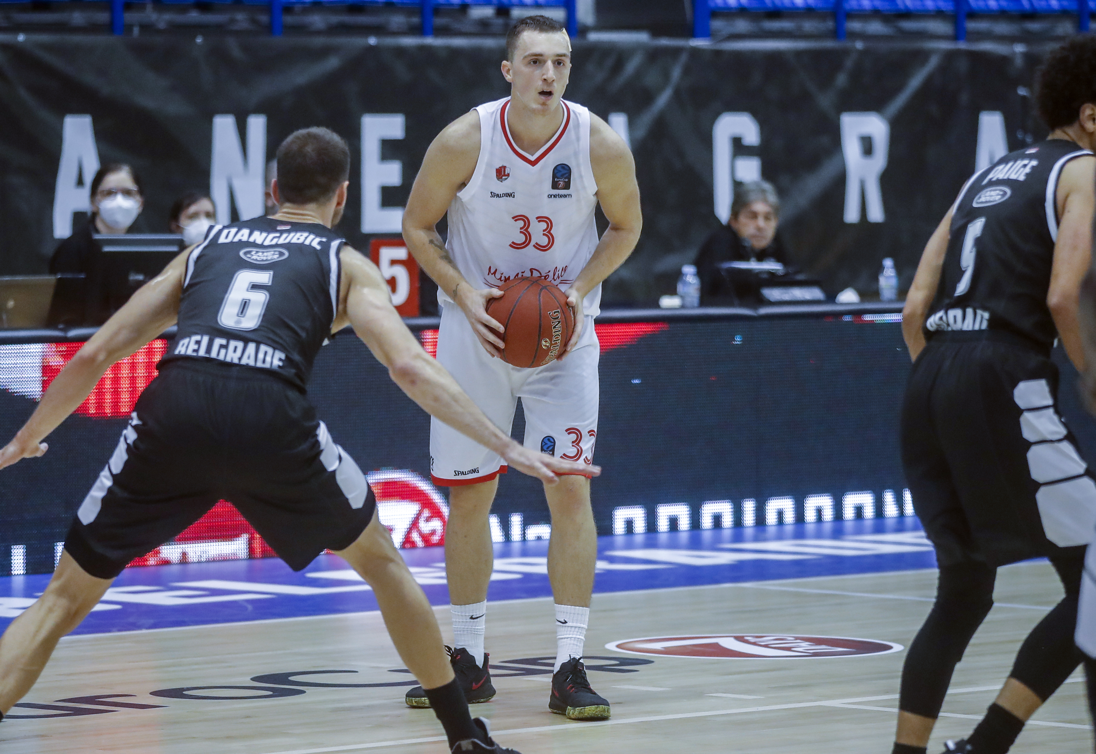 Danilo Andjusic Eurocup basketball Partizan - JL Bourg En Bresse Burg  on October 28, 2020. 28.10.2020.
foto: Pedja Milosavljevic / STARSPORT