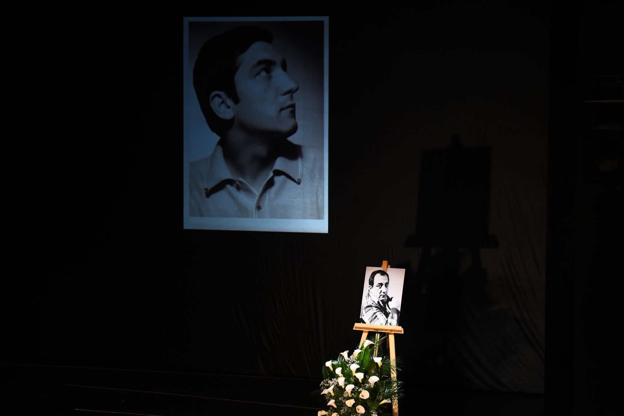 Beograd 05.02.2021. Komemoracija Ivanu Bekjarevu u Jugoslovenskom dramskom pozorištu. Ivan Bekjarev, JDP, Jugoslovensko dramsko pozorište Foto: Goran Srdanov/Nova.rs