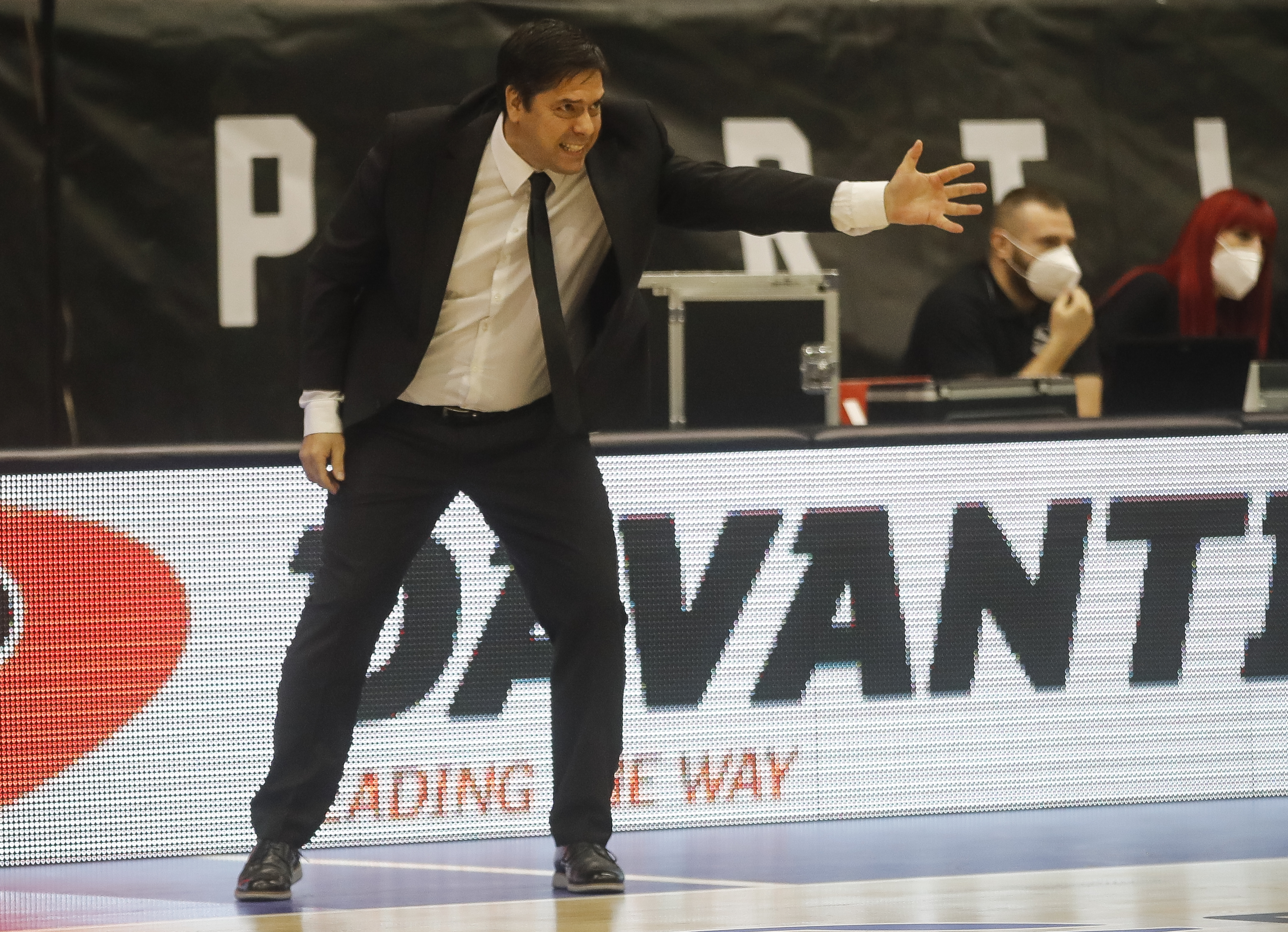 Kosarka EuroCup  season 2020/2021
Partizan v Unics Kazan
Head coach Saso Filipovski
Beograd, 17.11.2020.
foto: Srdjan Stevanovic/Starsportphoto ©