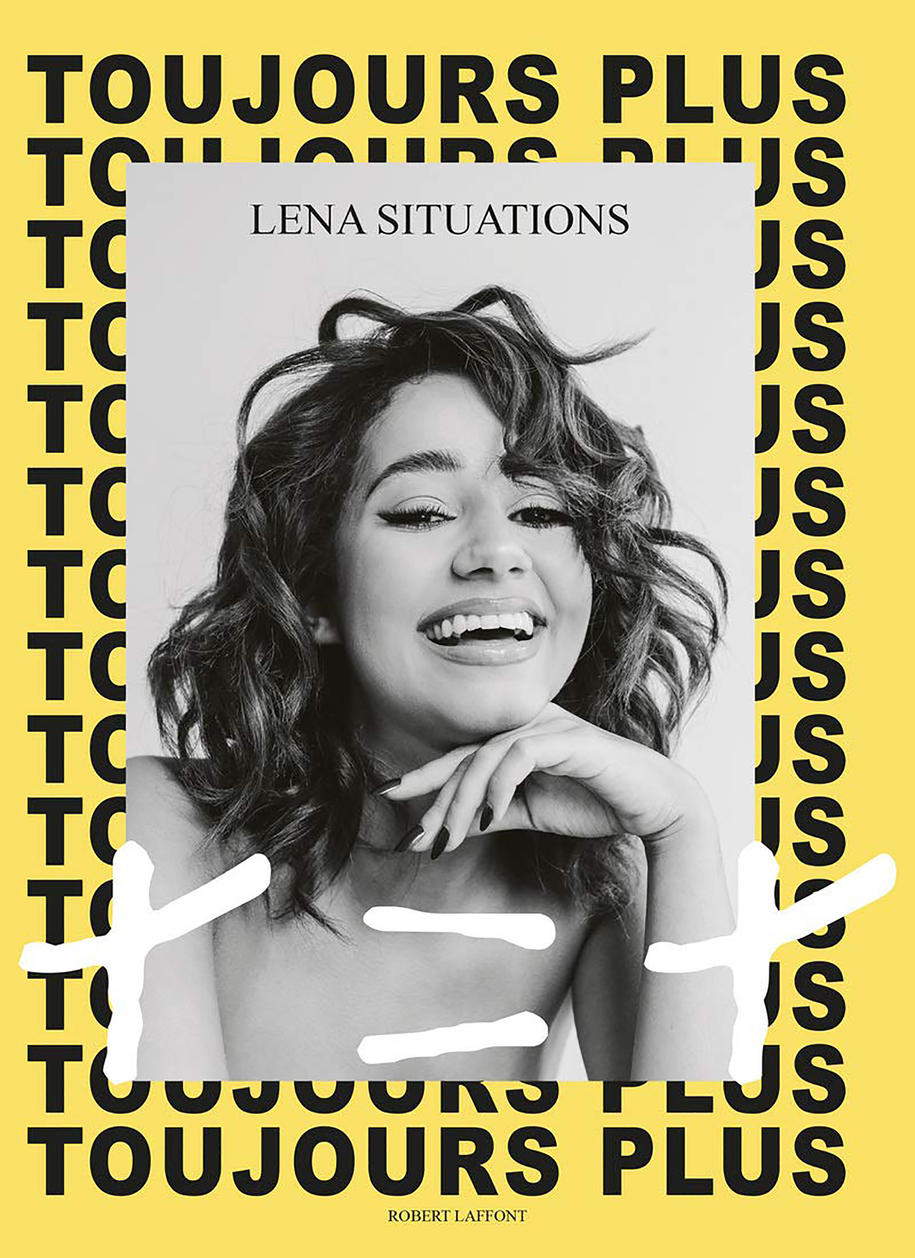 Léne Mahfouf, alias Léna Situations, i omot knjige Toujours Plus