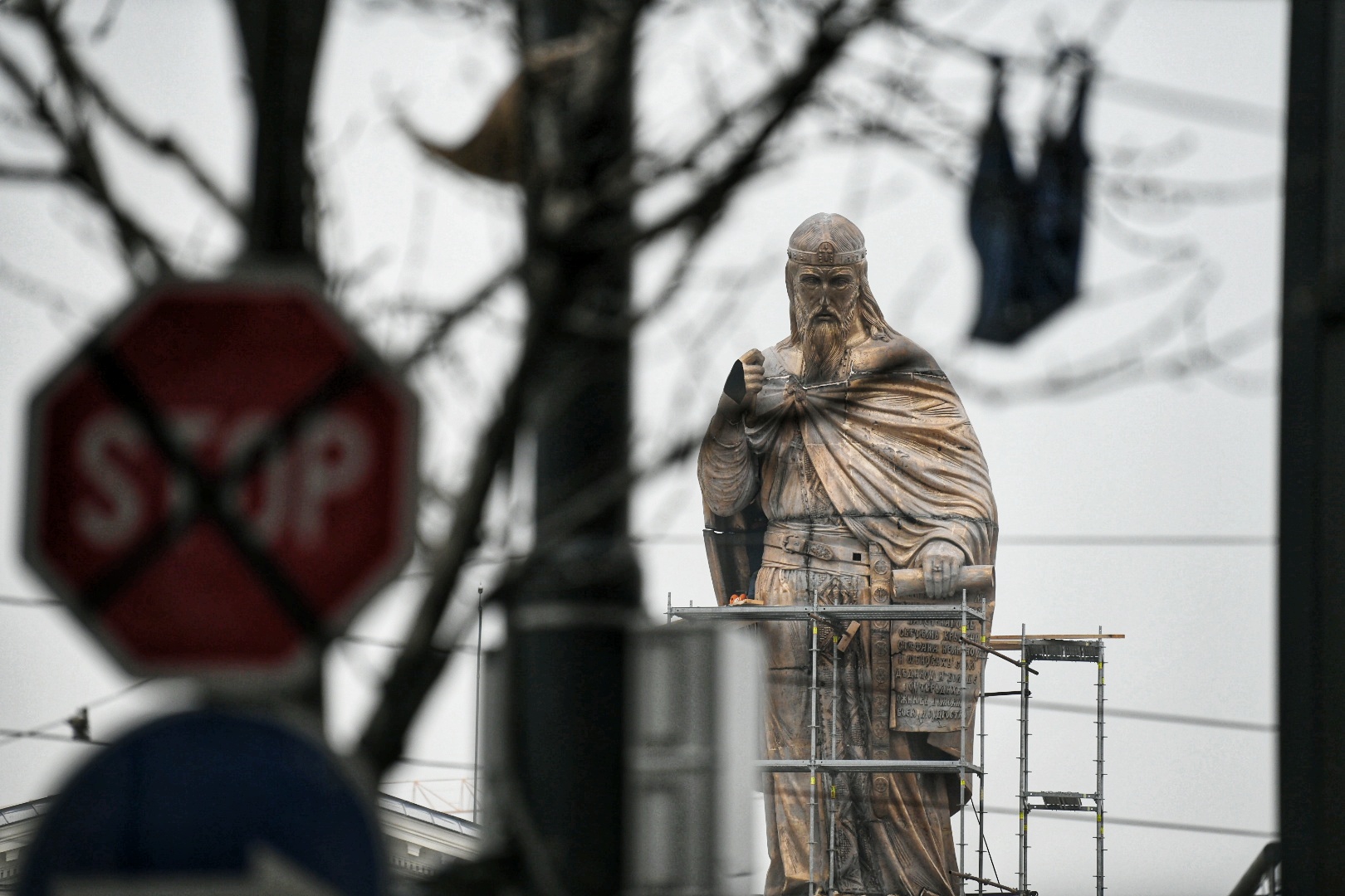 Beograd, 13.11.2020. Stefan Nemanja spomenik, Spomenik Stefanu Nemanji Foto: Vesna Lalić/Nova.rs