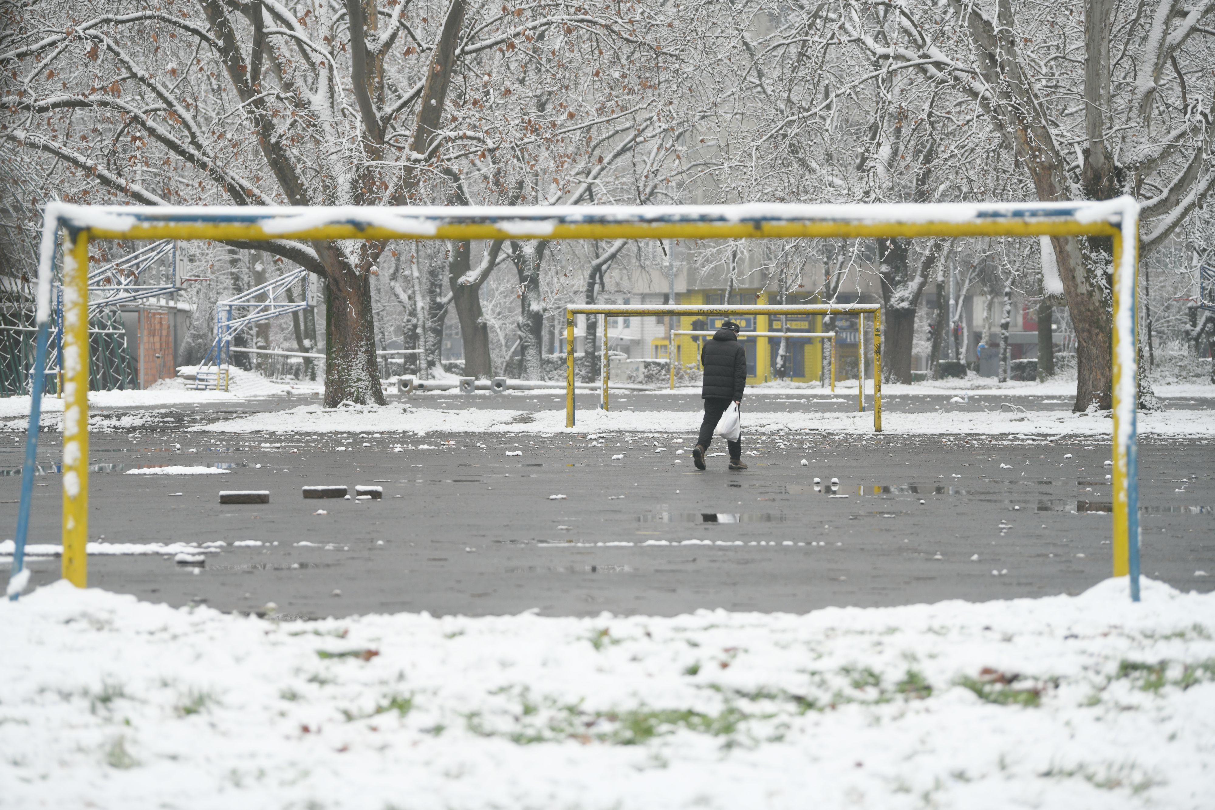 Beograd 10.01.2021. Sneg, padavine, prvi sneg, sneg u Beogradu, vreme, hladno