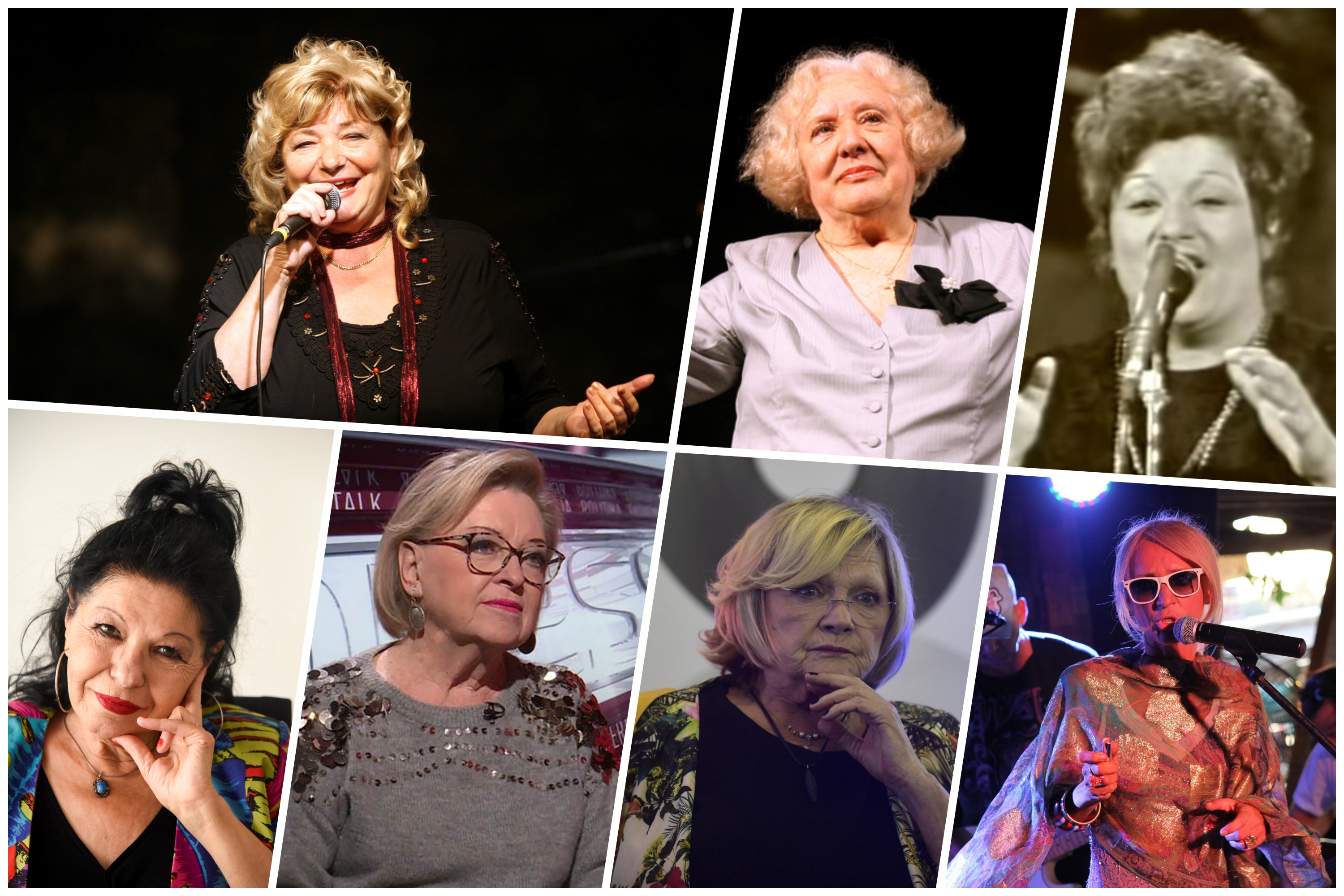 Nada Pavlović, Lola Novaković, Nada Knežević, Beti Djordjević, Beti Đorđević, Gabi Novak, Bisera Veletanlić, Bebi Dol, kombo Foto: E-Stock/Neniska/Dušan Milenković/N1/Printscreen/YouTube/kliklakloklap/Arhiva