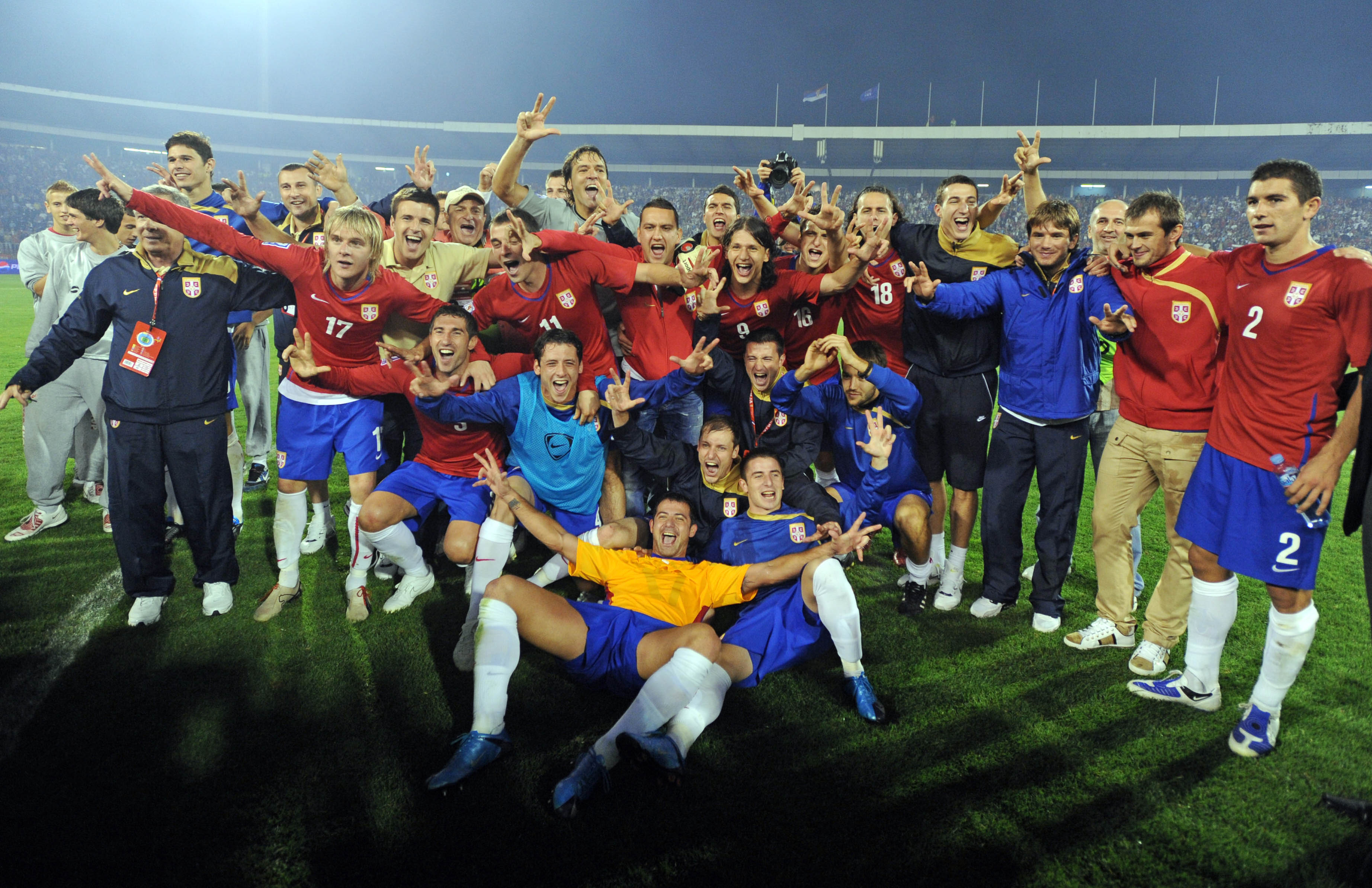 Sport Soccer Football Worl Cup Qualifying Game Group 7 Serbia Romania Srbija Rumunija Belgrade Beograd 10.10.2009. (credit image photo: © 2009 Pedja Milosavljevic / +381 64 1260 959 / thepedja@gmail.com)