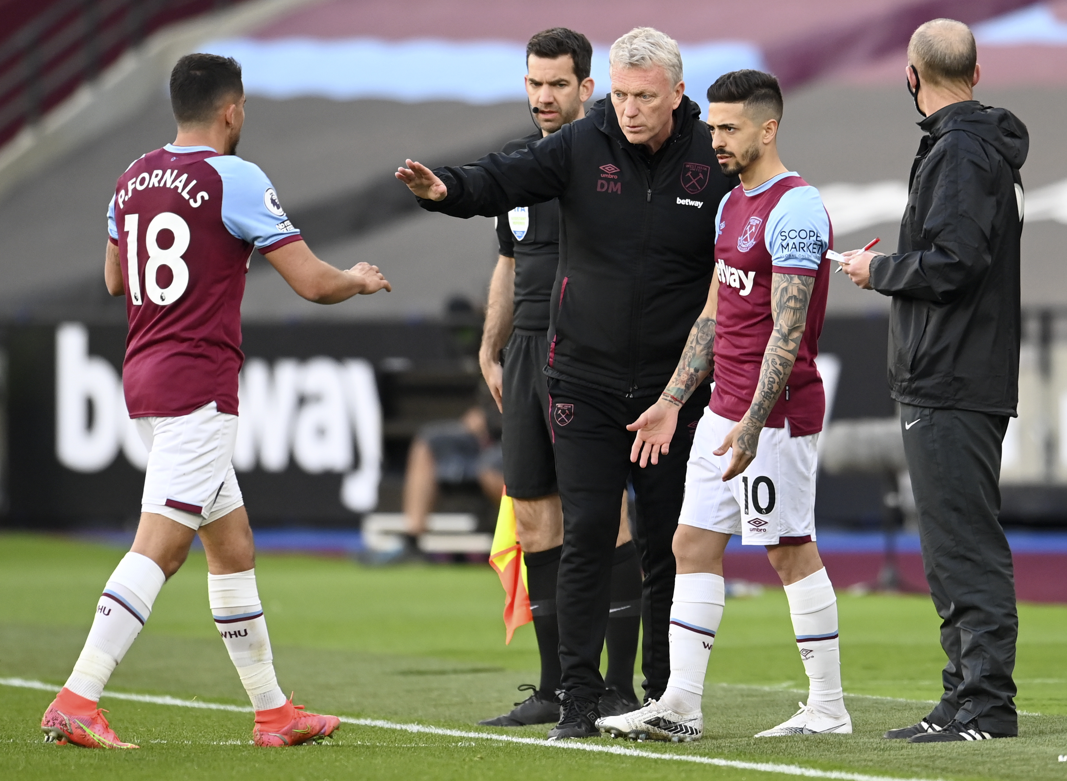 Dejvid Mojes, trener FK Vest Hem