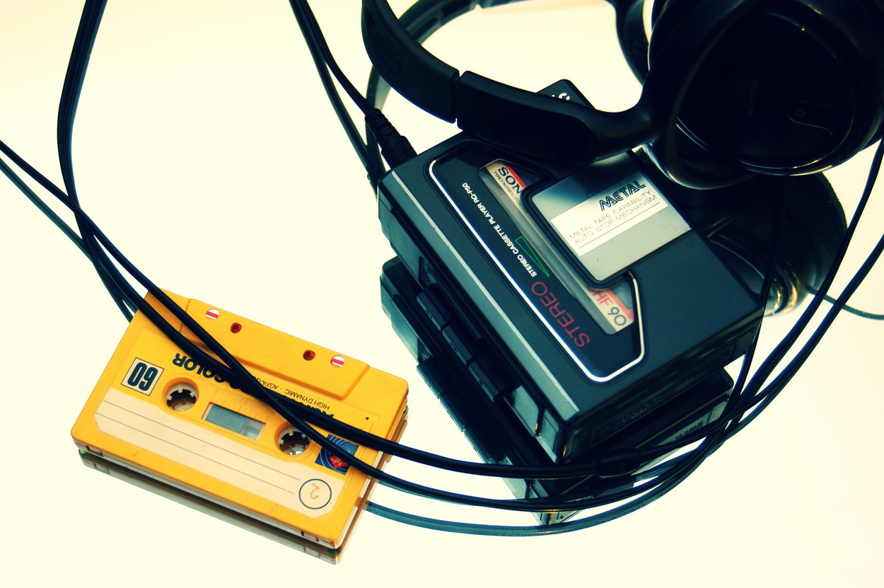 Retro picture with walkman.,Image: 354177160, License: Rights-managed, Restrictions: , Model Release: no, Credit line: Jiri Duda / Česká ilustrační fotografie / Profimedia