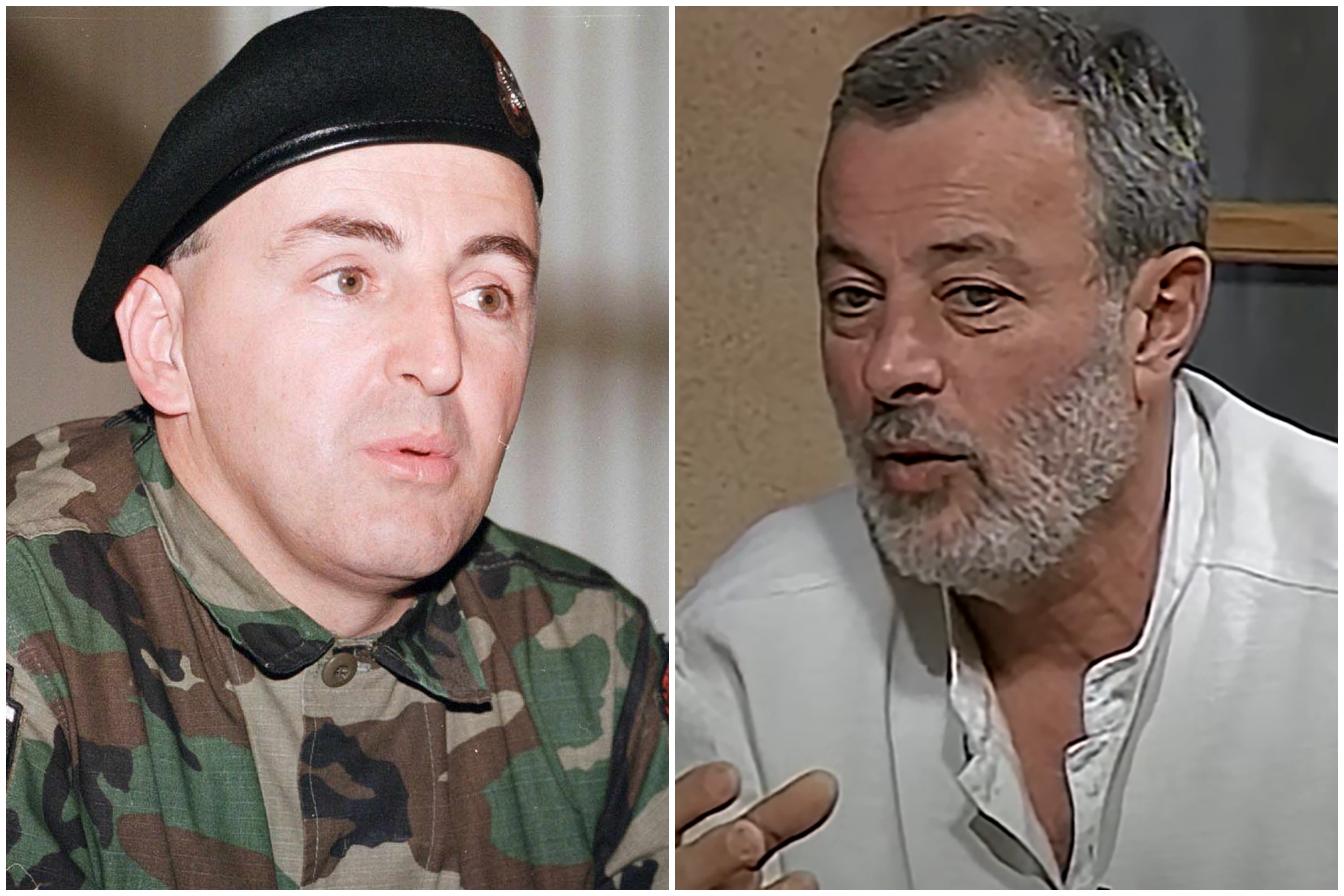 Željko Ražnatović Arkan, Miroslav Mika Aleksić, kombo Foto: EPA PHOTO / EPA FILES/Printscreen/YouTube/Studio B/Agape