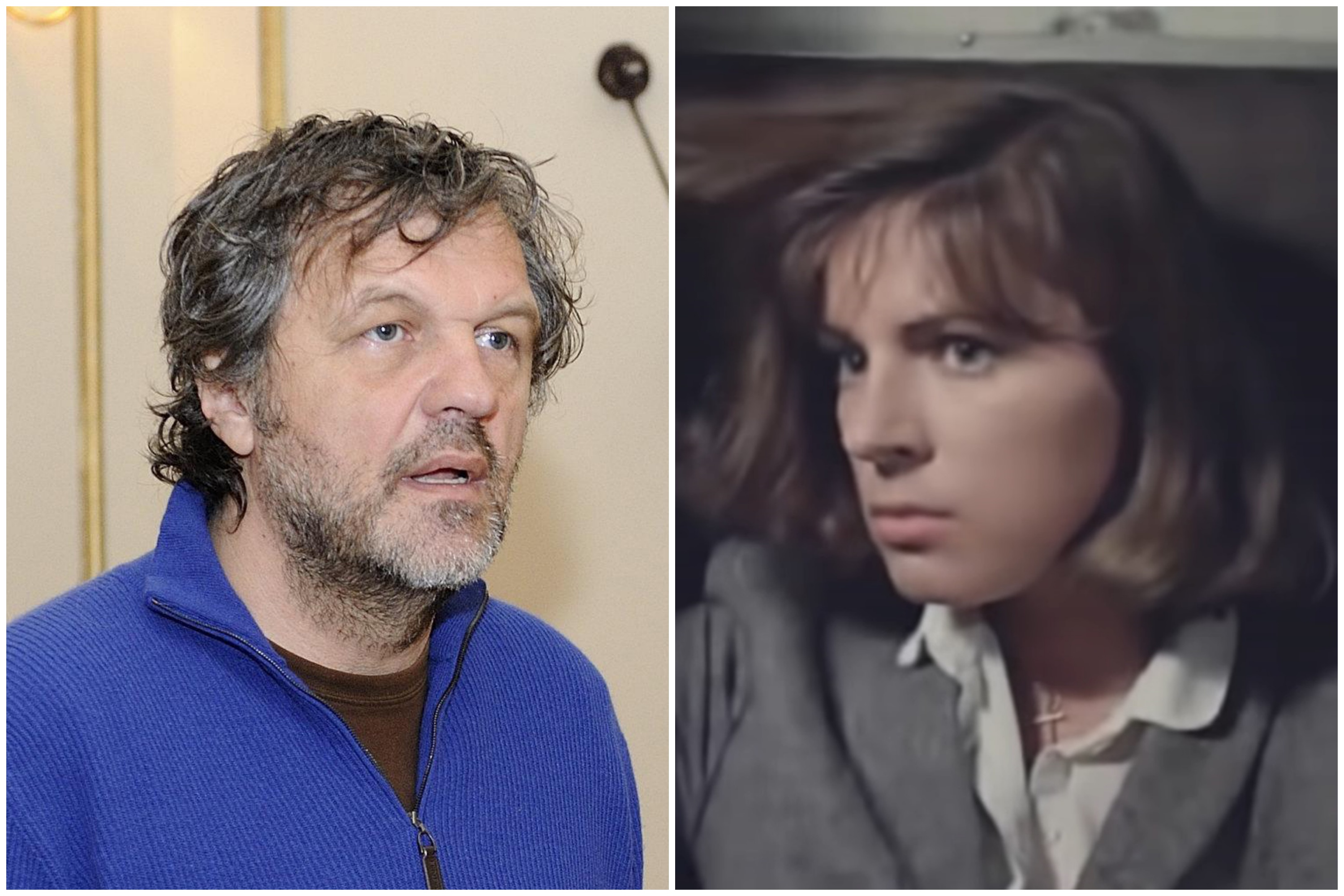 Emir Kusturica, Mira Furlan, kombo Foto: EPA/FLAVIO LO SCALZO/Printscreen/YouTube/С. Р.