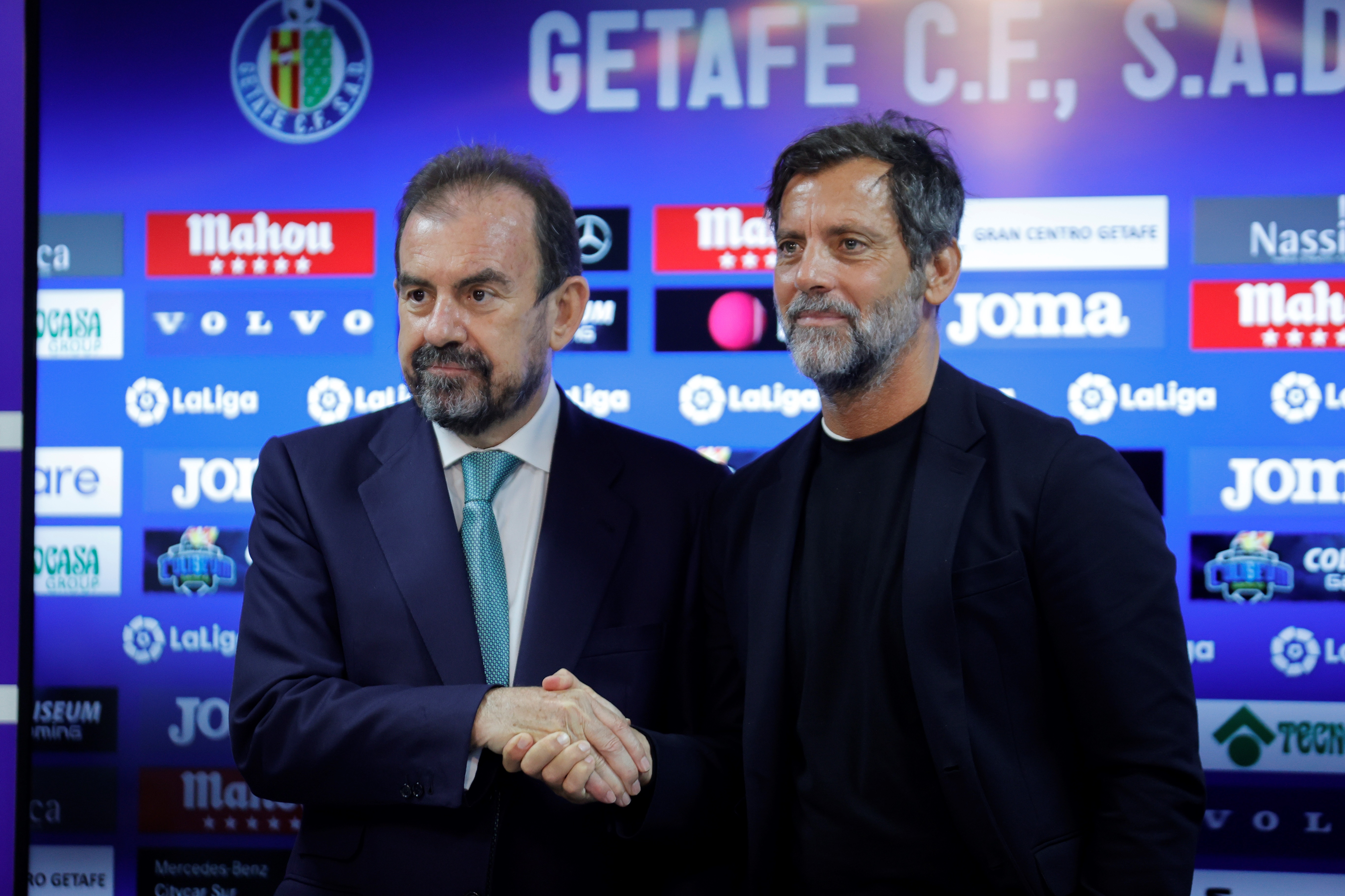 Getafe's new head coach Quique Sanchez Flores