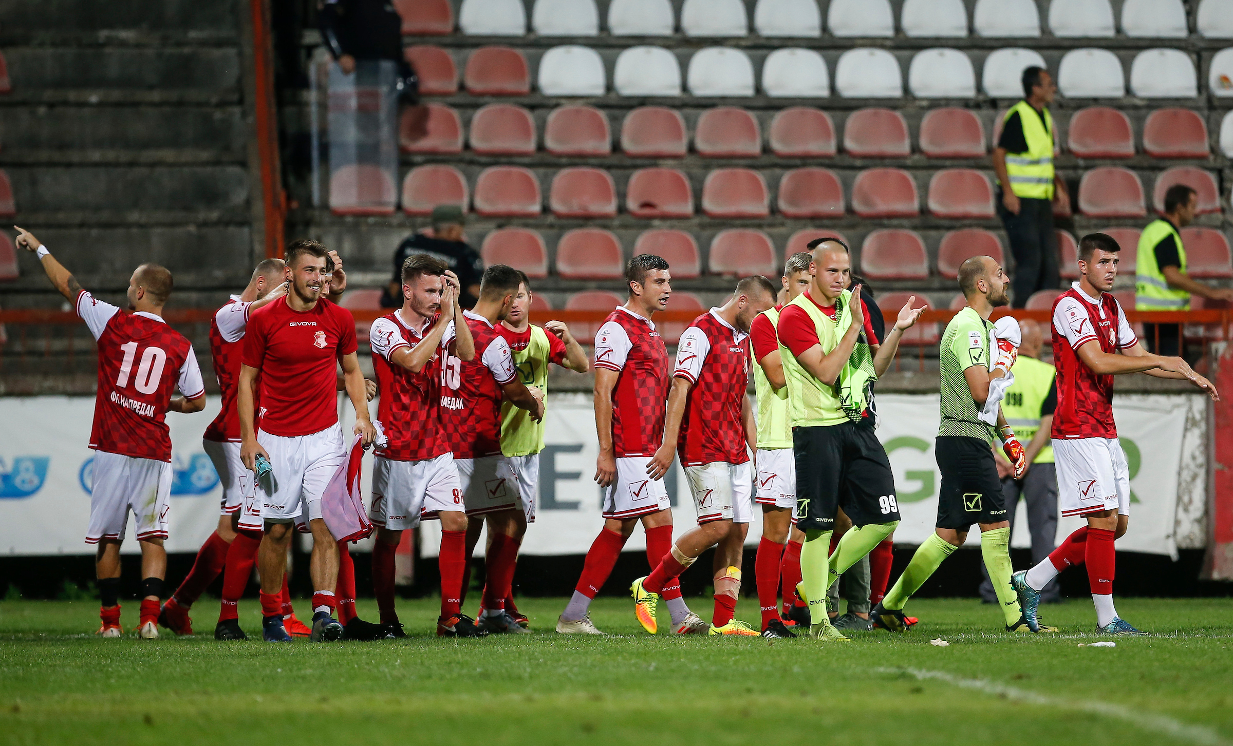 Fudbal Super League Season 2019-2020
Napredak v Partizan
FK Napredak players
Krusevac, 11.08.2019.
foto: Starsportphoto ©