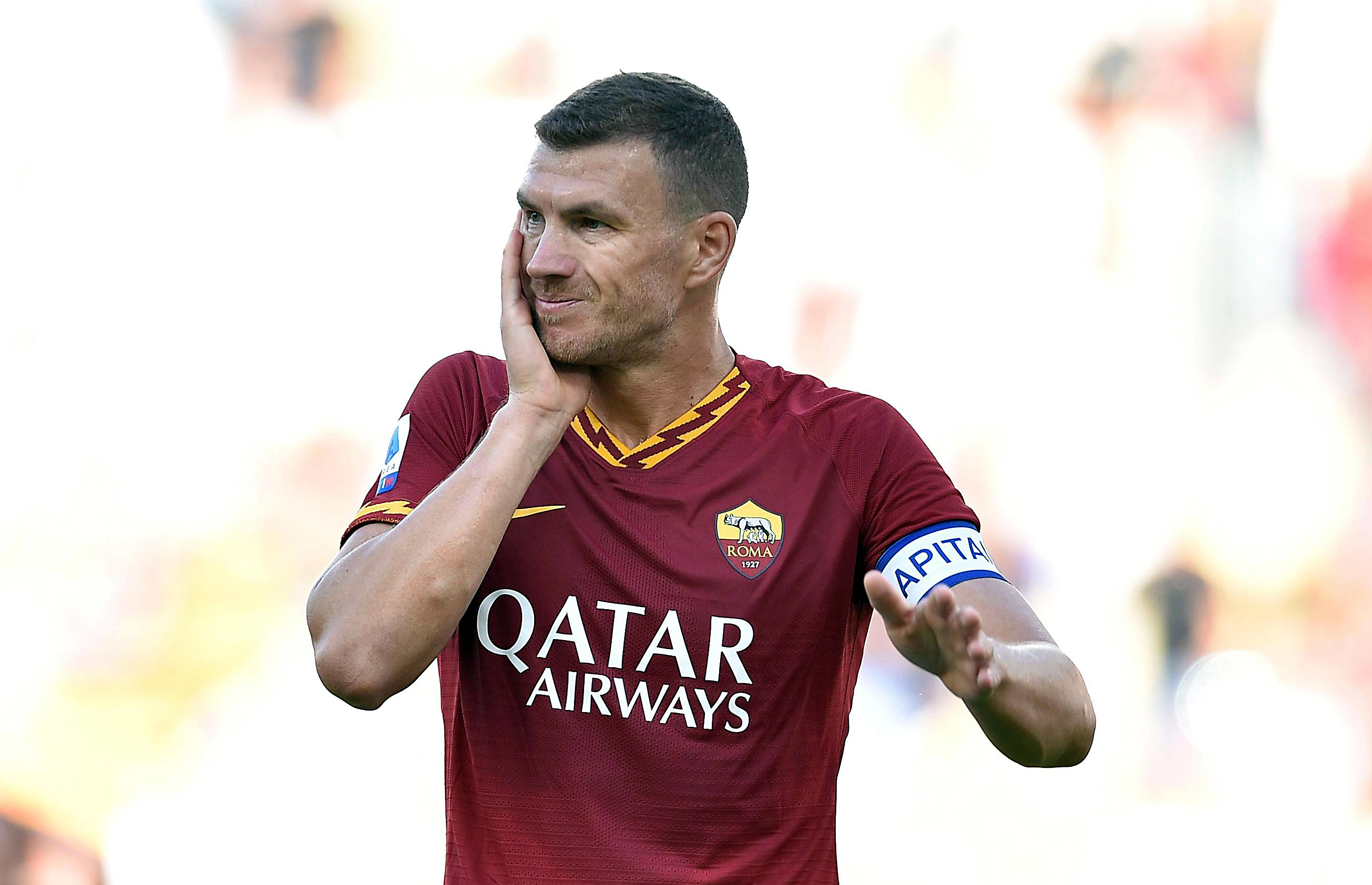 Dzeko tested positive for the coronvirus