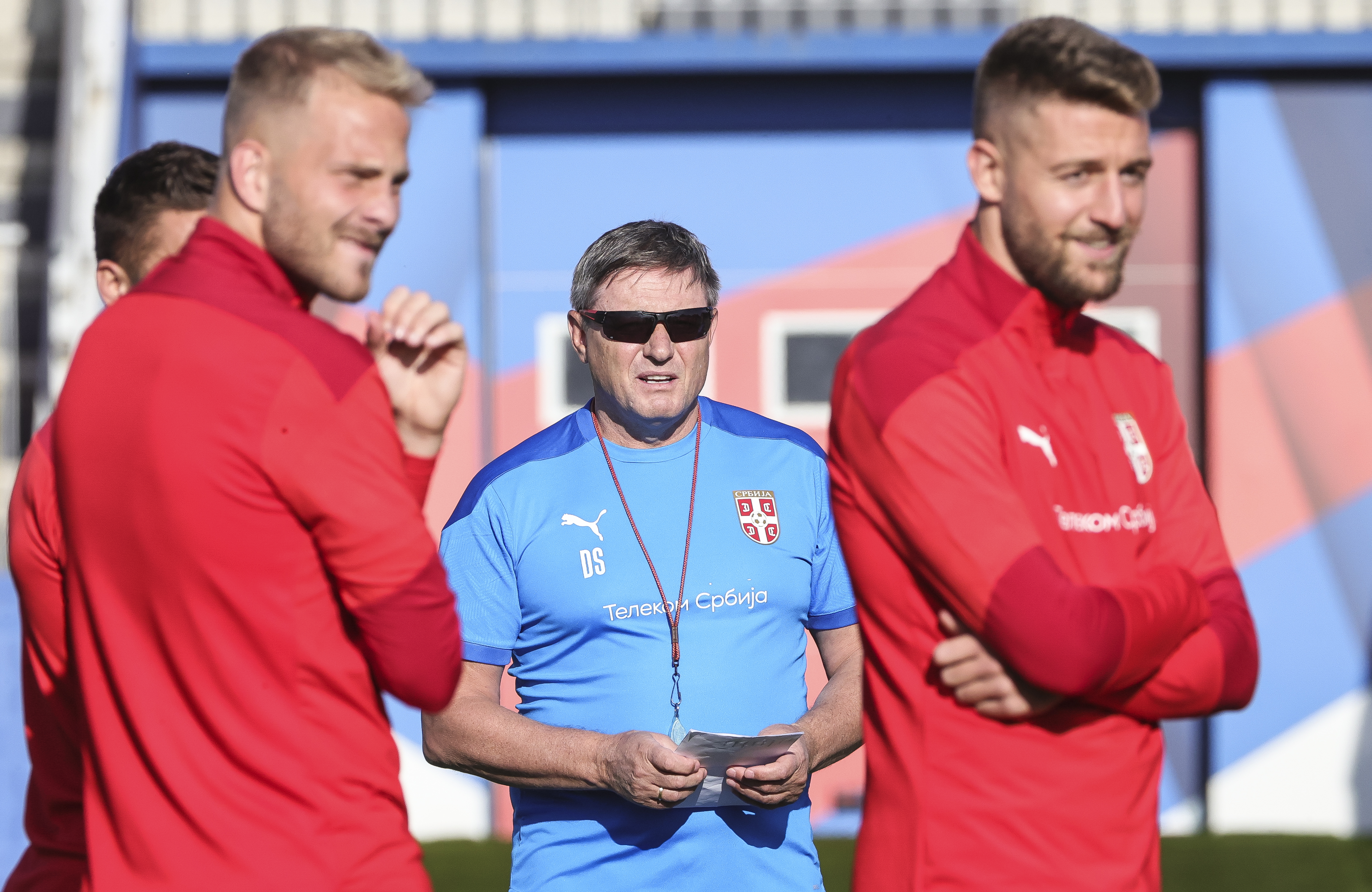 Uros Racic (L) and Dragan Stojkovic Piksi and Sergej Milinkovic Savic (R)
Fudbal-FIFA World Cup 2022 Qualifiers
Reprezentacija Srbije-Pripreme-Trening
Stara Pazova, 30.08.2021.
foto: Srdjan StevanovicStarsportphoto ©