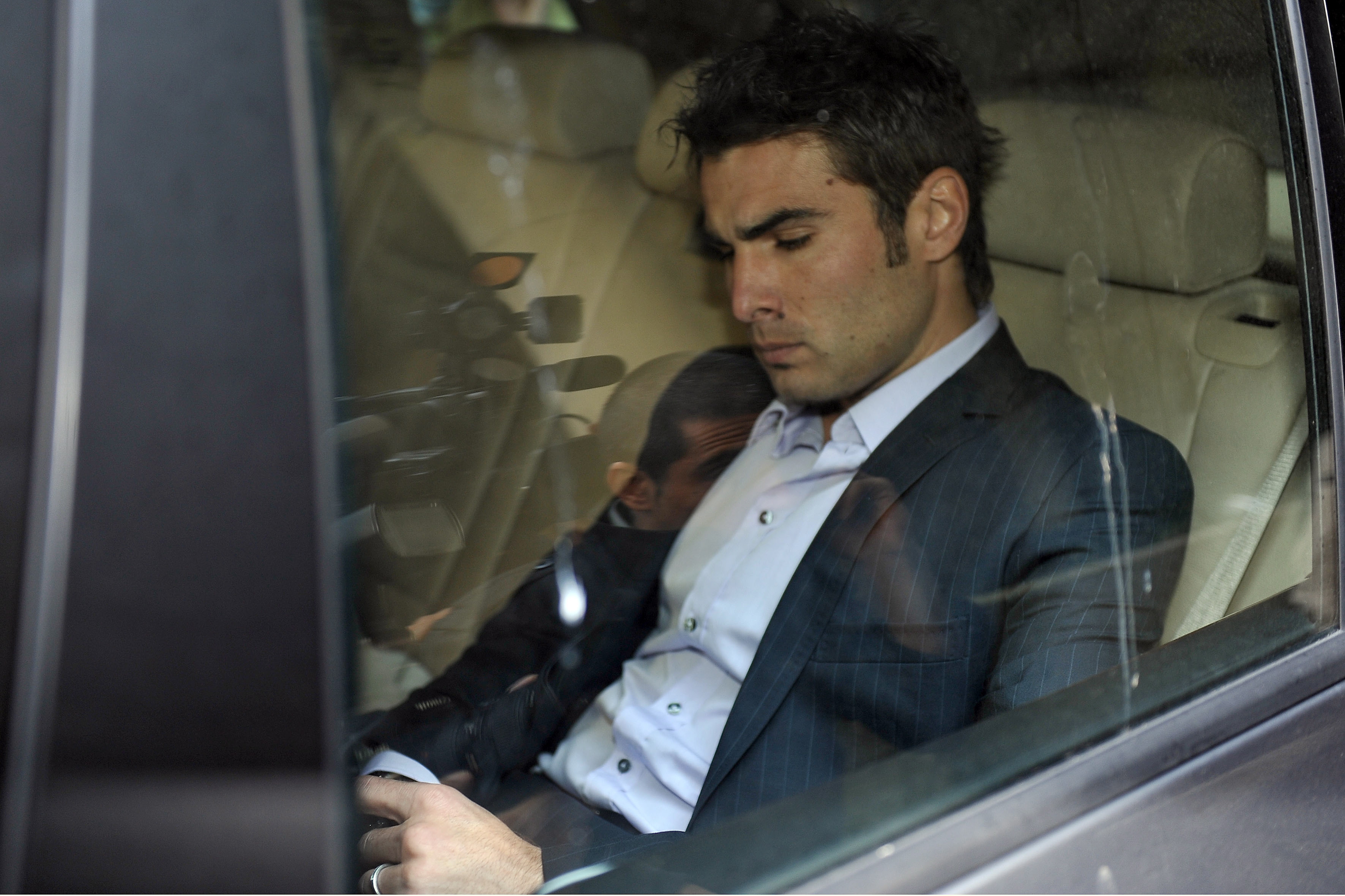 Fiorentina's Romanian striker Adrian Mutu