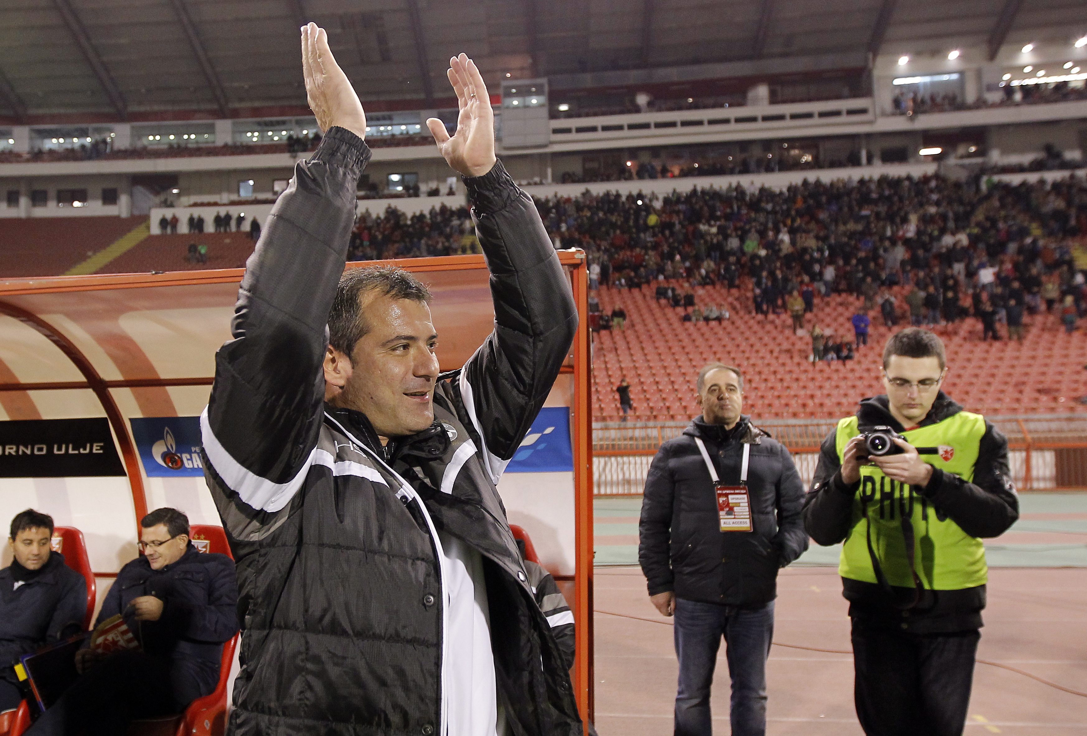Fudbal, prijateljski mec-friendli match
Oprostaj Dejan Stankovic
Crvena Zvezda v Udineze
Dejan Stankovic sprema se da odigra svoj poslednji mec za Crvena Zvezda
Beograd, 15.11.2014.
foto: Srdjan Stevanovic/Starsportphoto©