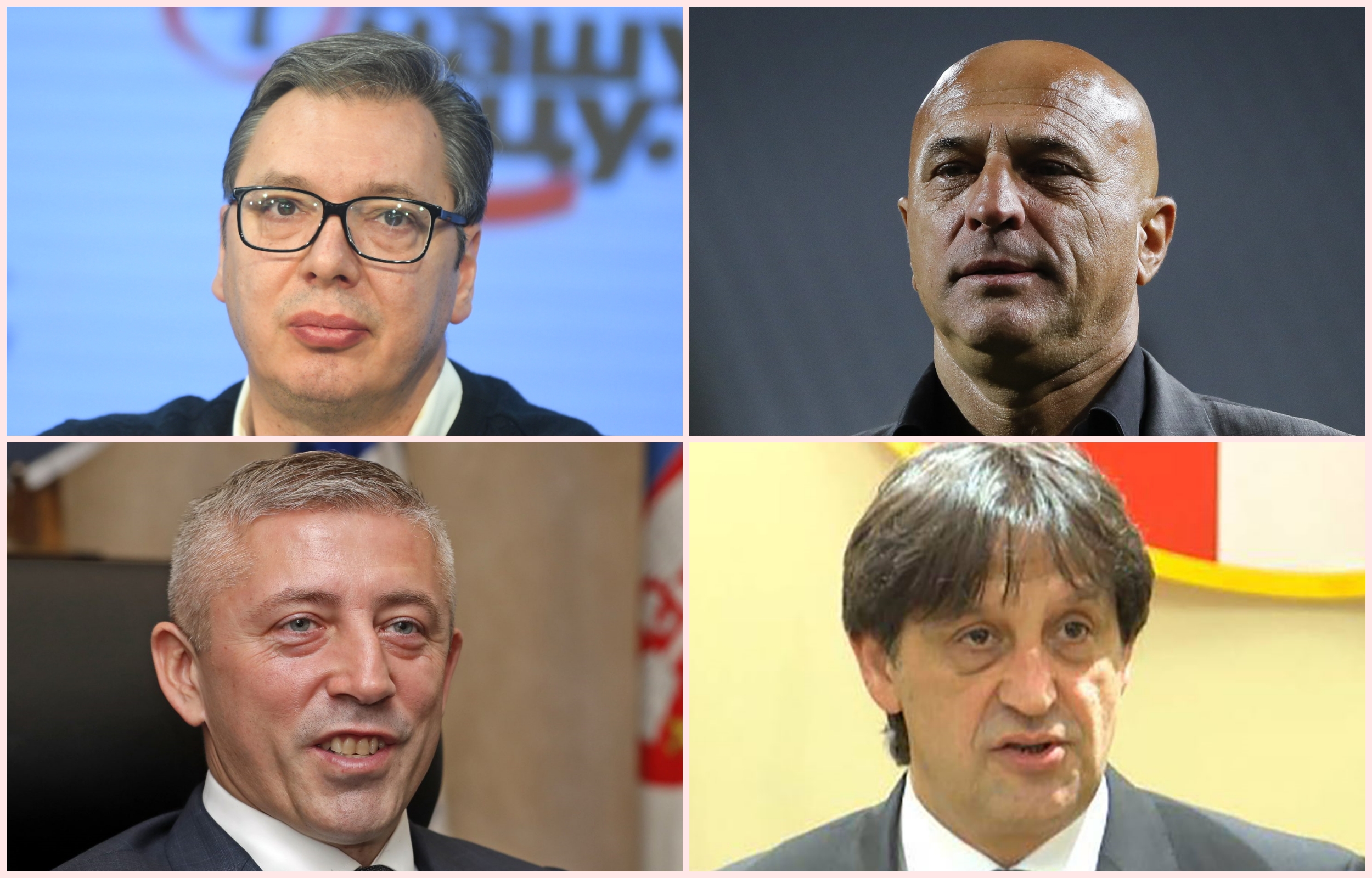 Vučić, Dragan Antić, Bratislav Gašić i Slaviša Kokeza