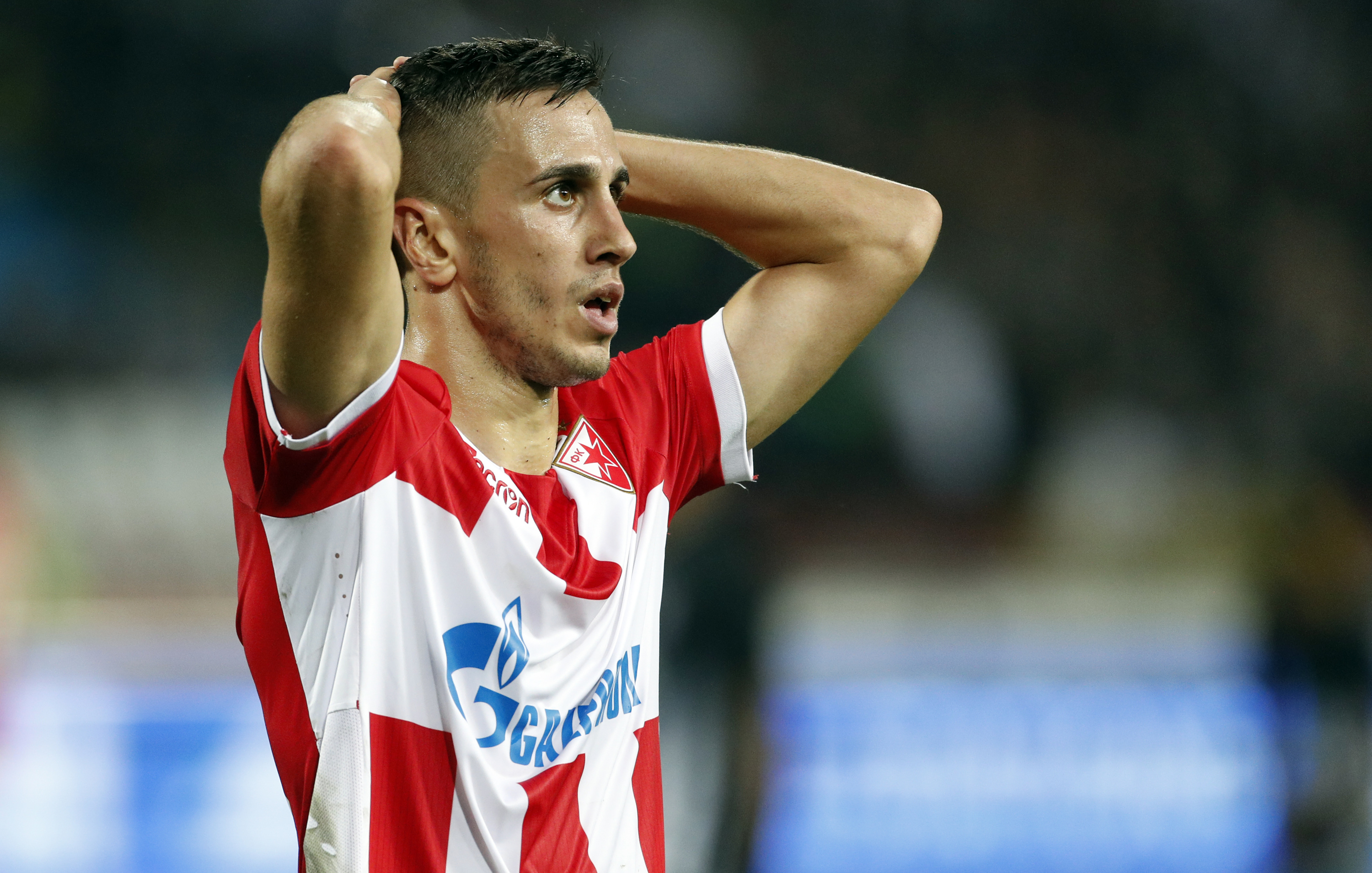 Aleksandar Pesic Crvena Zvezda - Partizan derbi super liga Srbije 27.8.2017. Beograd, Srbija, 27. Avgust 2017. (credit image &amp; photo: Pedja Milosavljevic / STARSPORT)