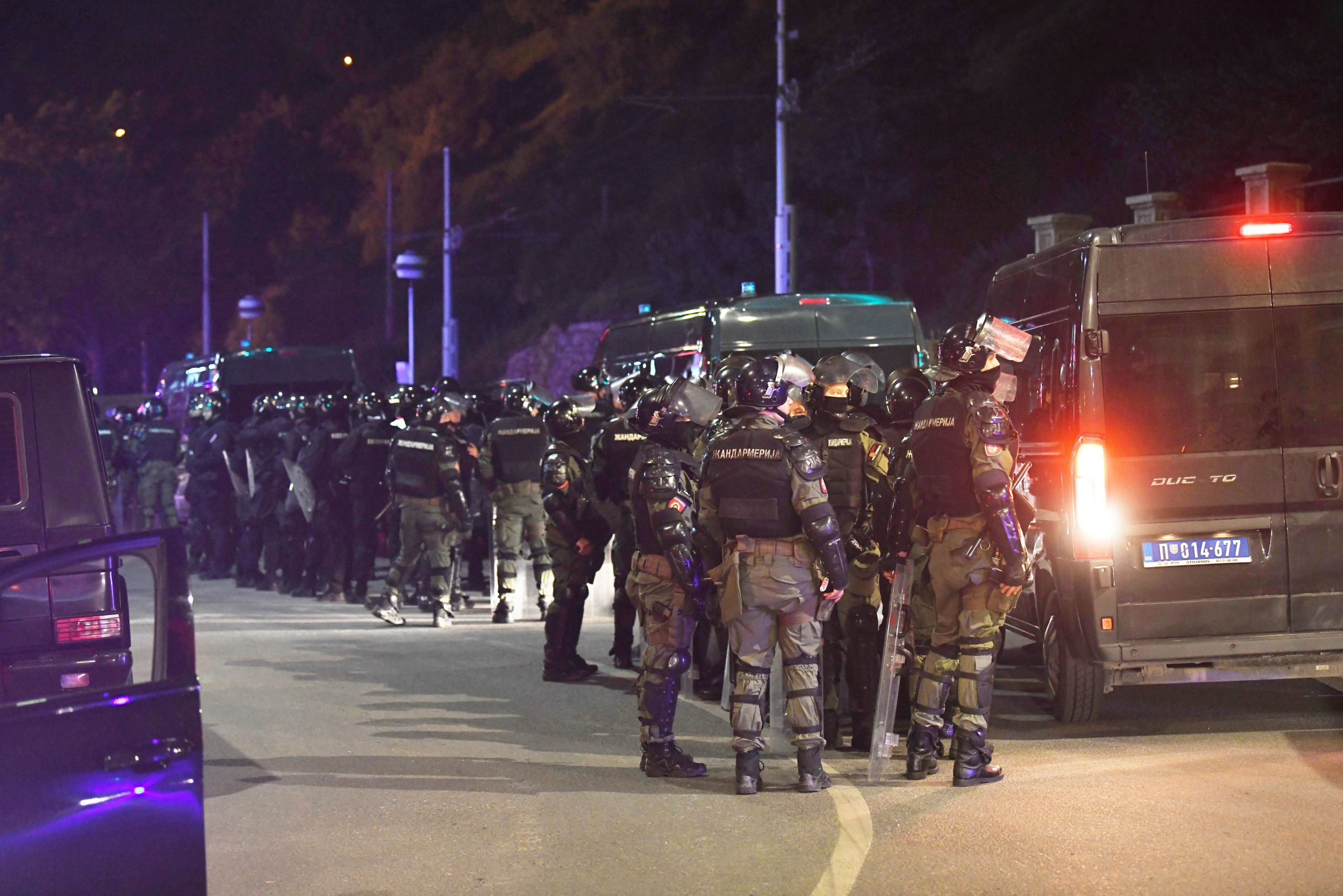 Beograd, 22.05.2021. Beton hala, specijalci, policija, tuča navijača Foto: Goran Srdanov/Nova.rs
