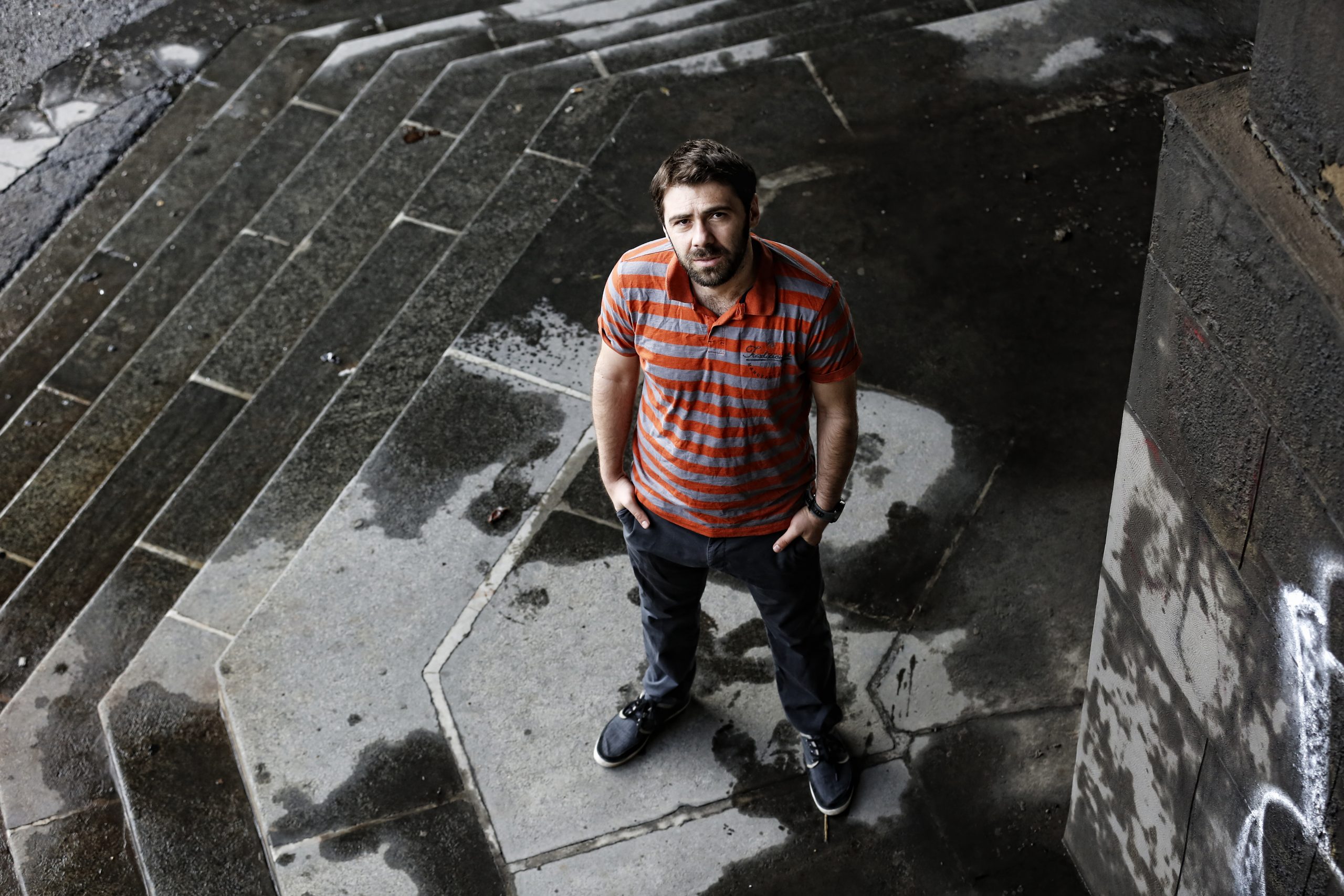 Beograd 20.08.2015. Ivan Ergic bivsi sportista, reperzentativac, intervju  Ras Foto Zoran Loncarevic