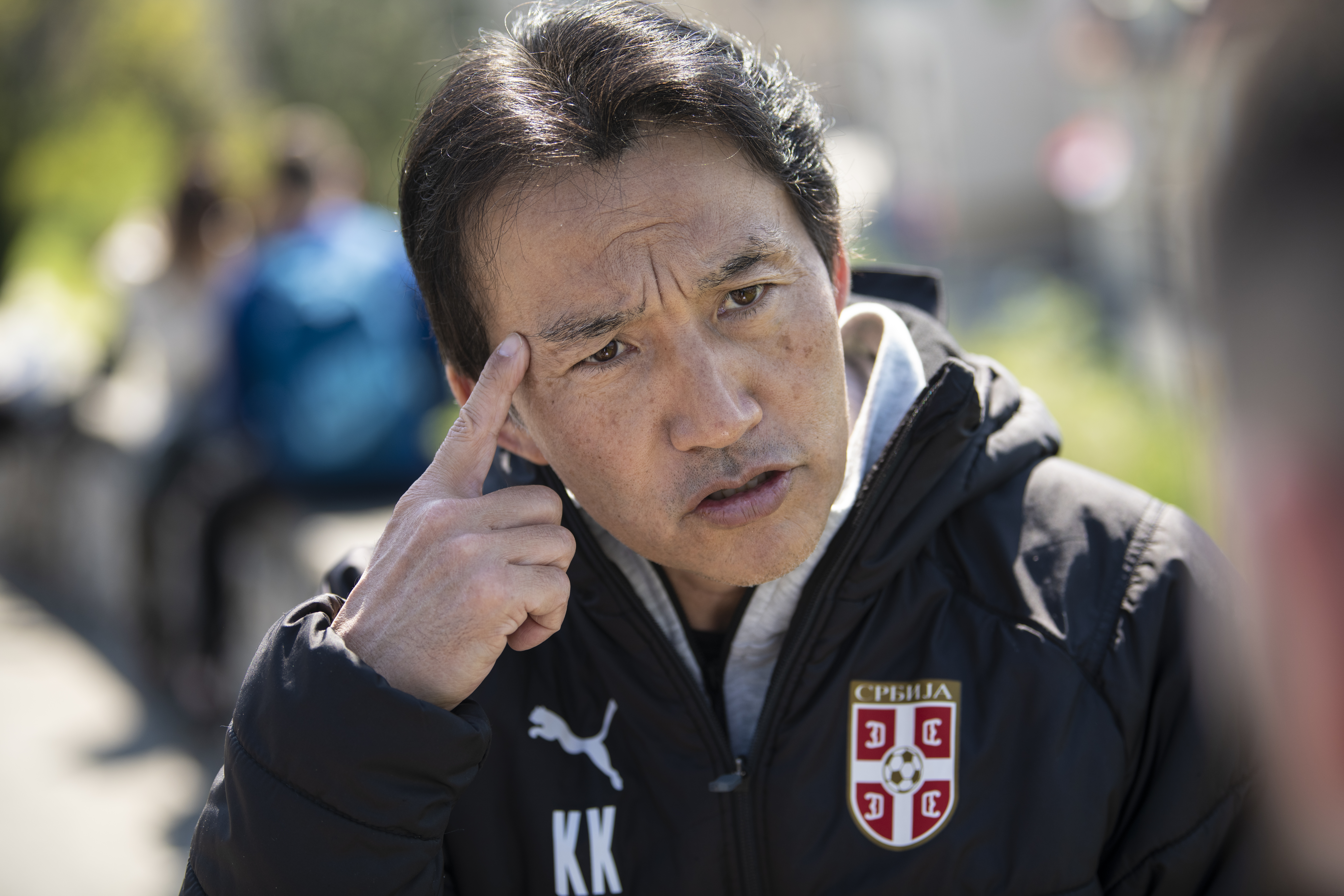 Beograd 09. april 2021. Japanac Kacuhito Kinosi (Katsuhito Kinoši) kondicioni trener reprezentacije Srbije Foto:Dragan Mujan/Nova.rs