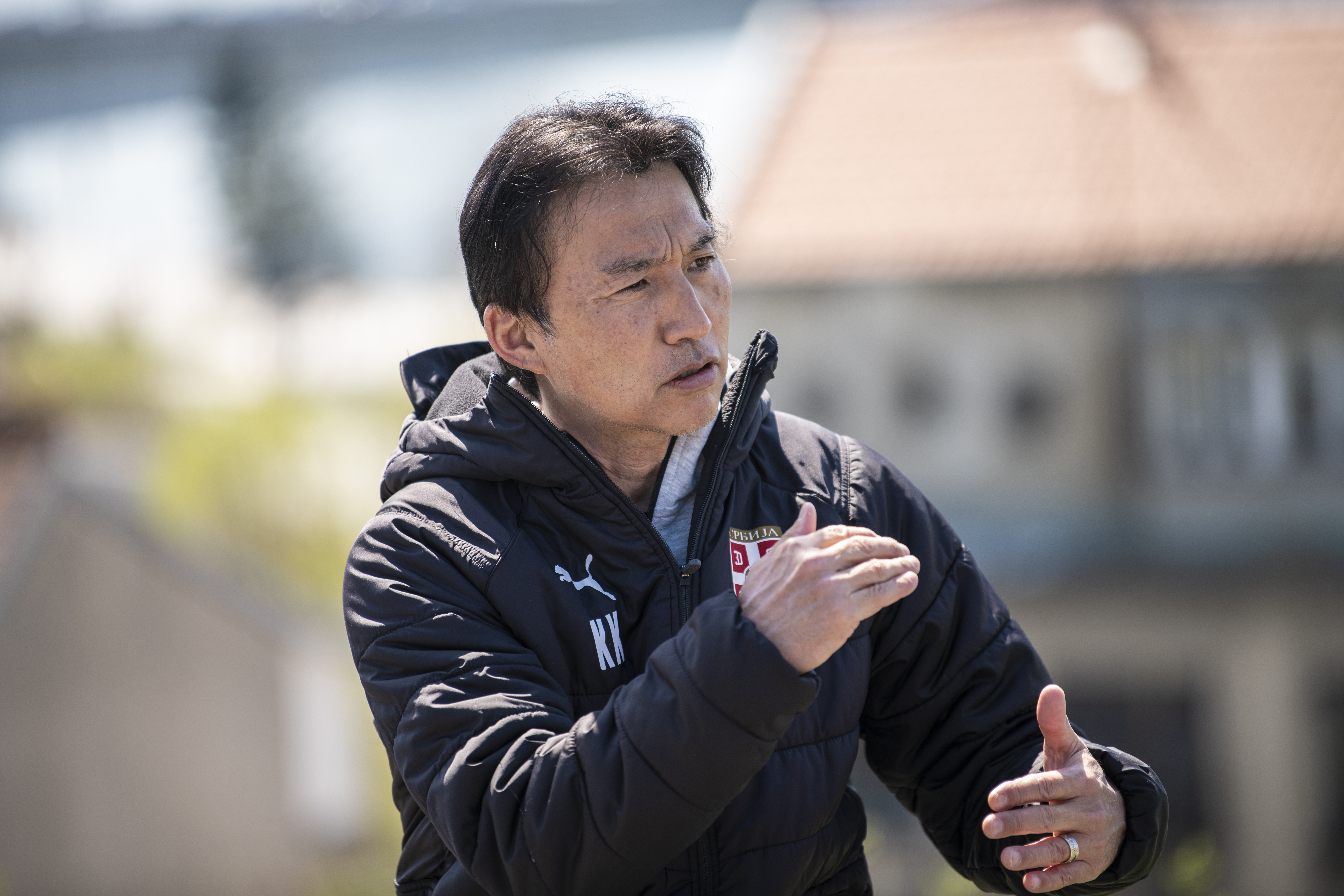 Beograd 09. april 2021. Japanac Kacuhito Kinosi (Katsuhito Kinoši) kondicioni trener reprezentacije Srbije Foto:Dragan Mujan/Nova.rs