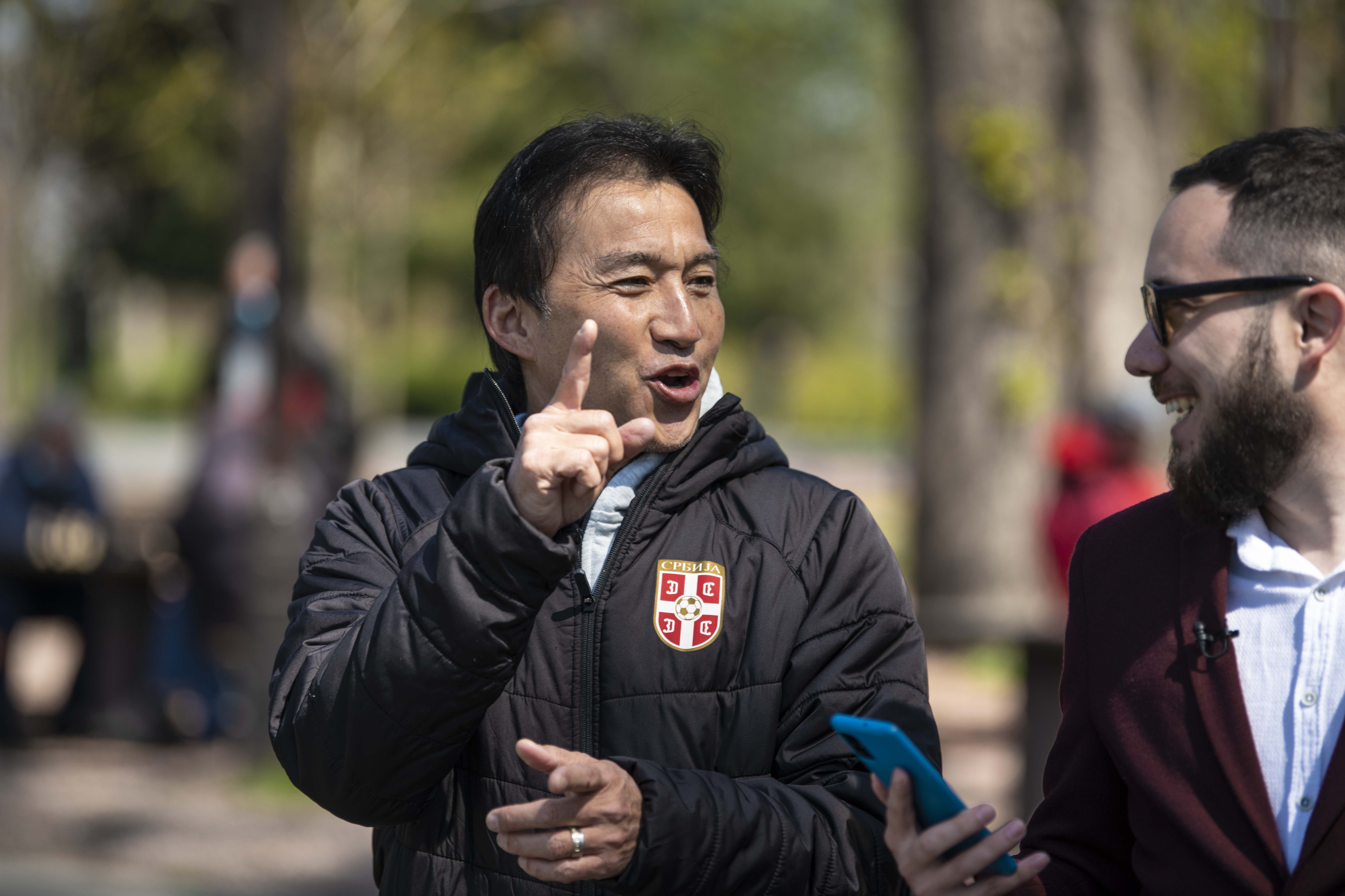 Beograd 09. april 2021. Japanac Kacuhito Kinosi (Katsuhito Kinoši) kondicioni trener reprezentacije Srbije Foto:Dragan Mujan/Nova.rs
