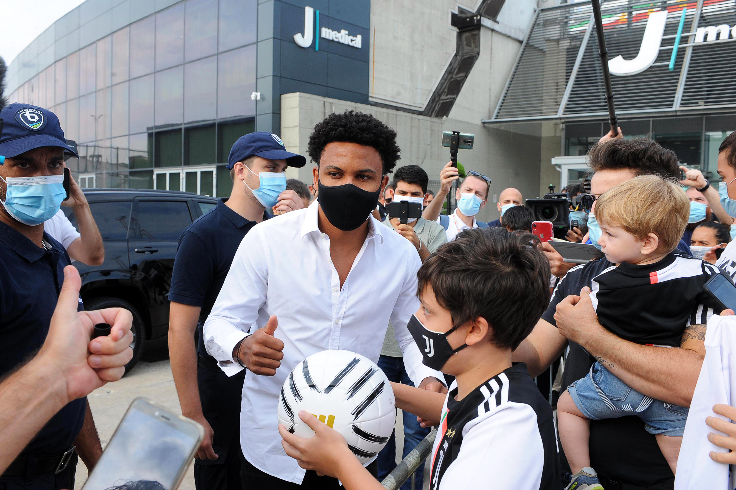 Juventus' new midfielder Weston McKennie