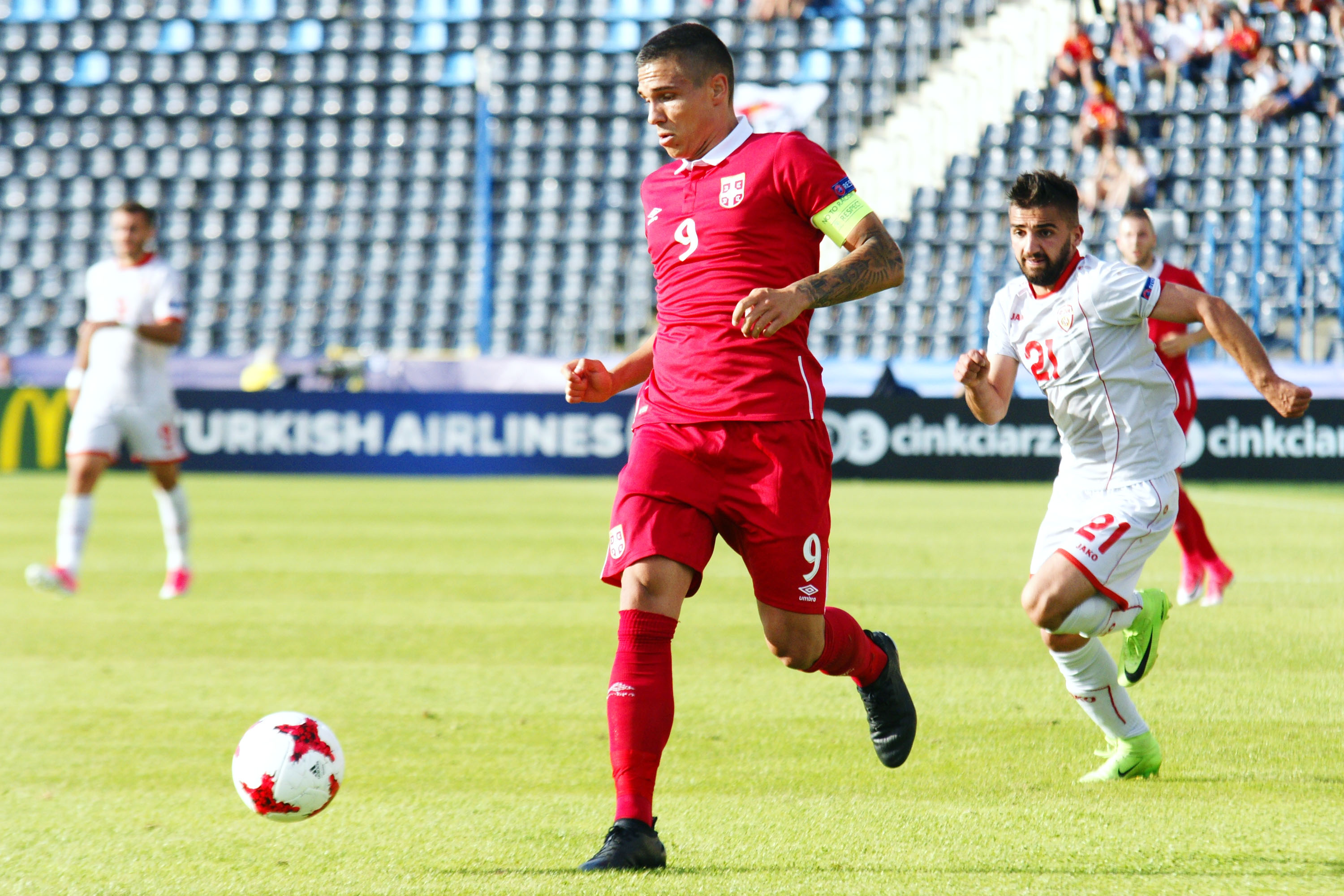 Pilka nozna. Euro U21. Serbia - Macedonia. 20.06.2017